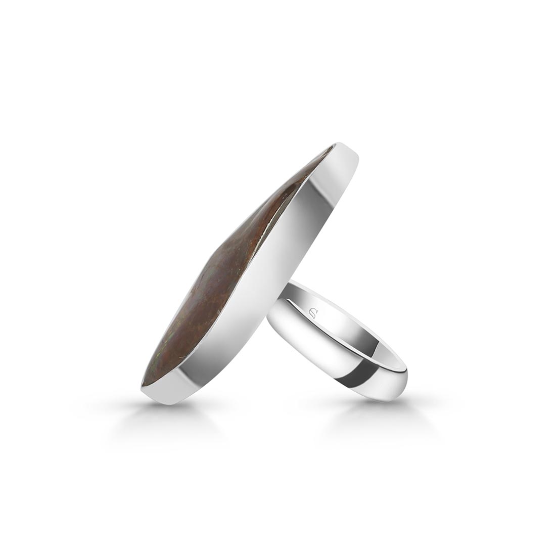 Ammolite Adjustable Ring-(AML-R-64.)