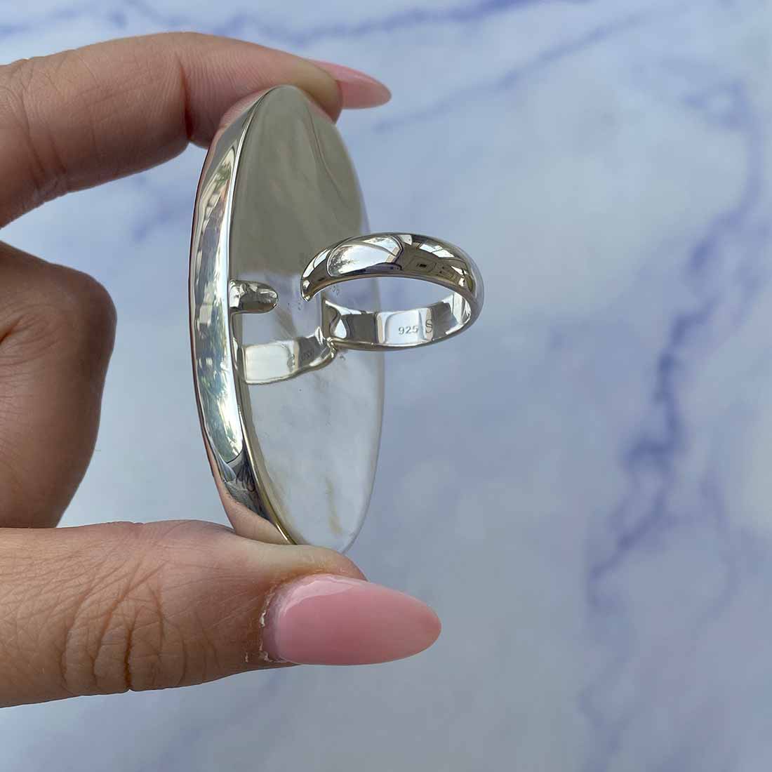 Ammolite Adjustable Ring-(AML-R-72.)