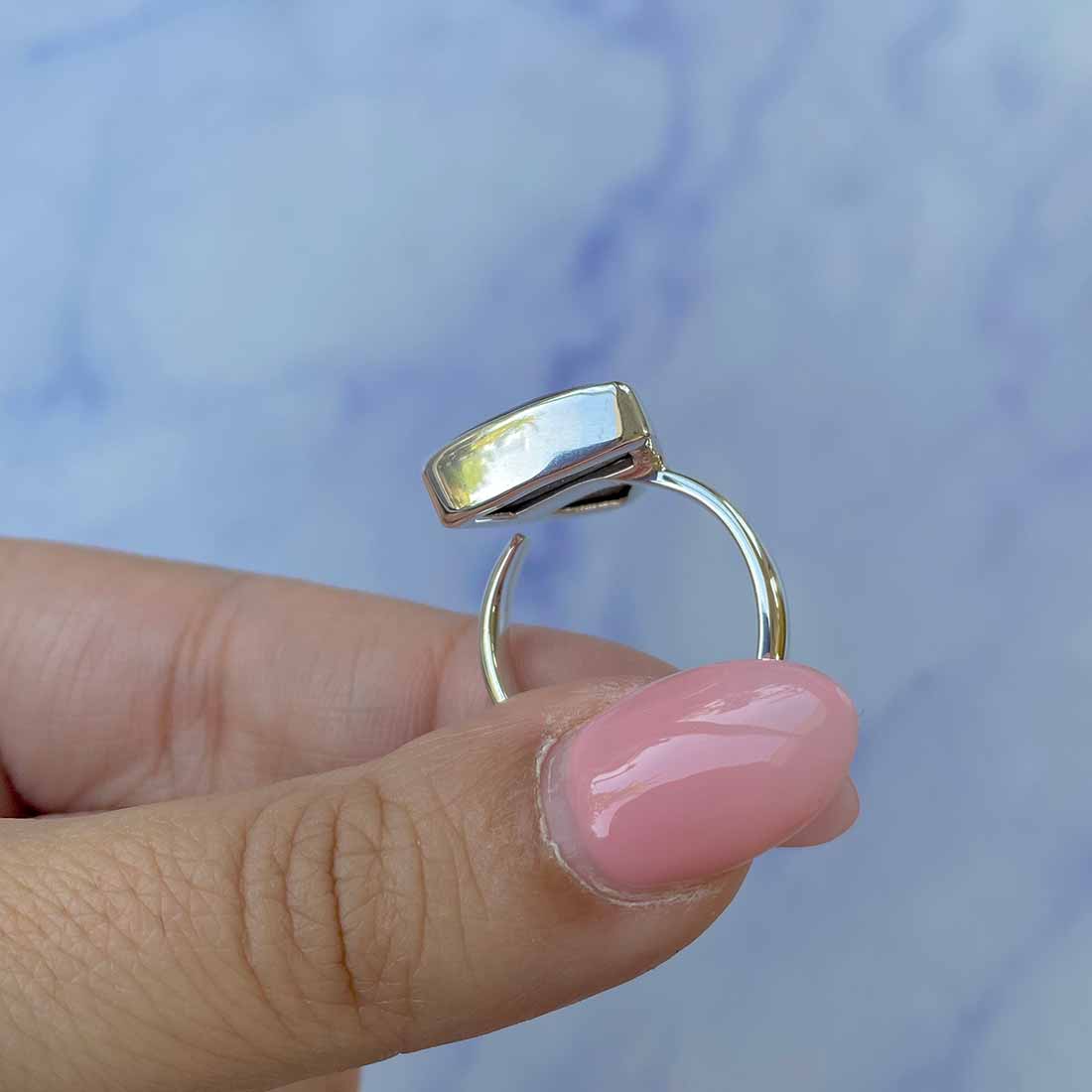 Ammolite Adjustable Ring-(AML-R-95.)