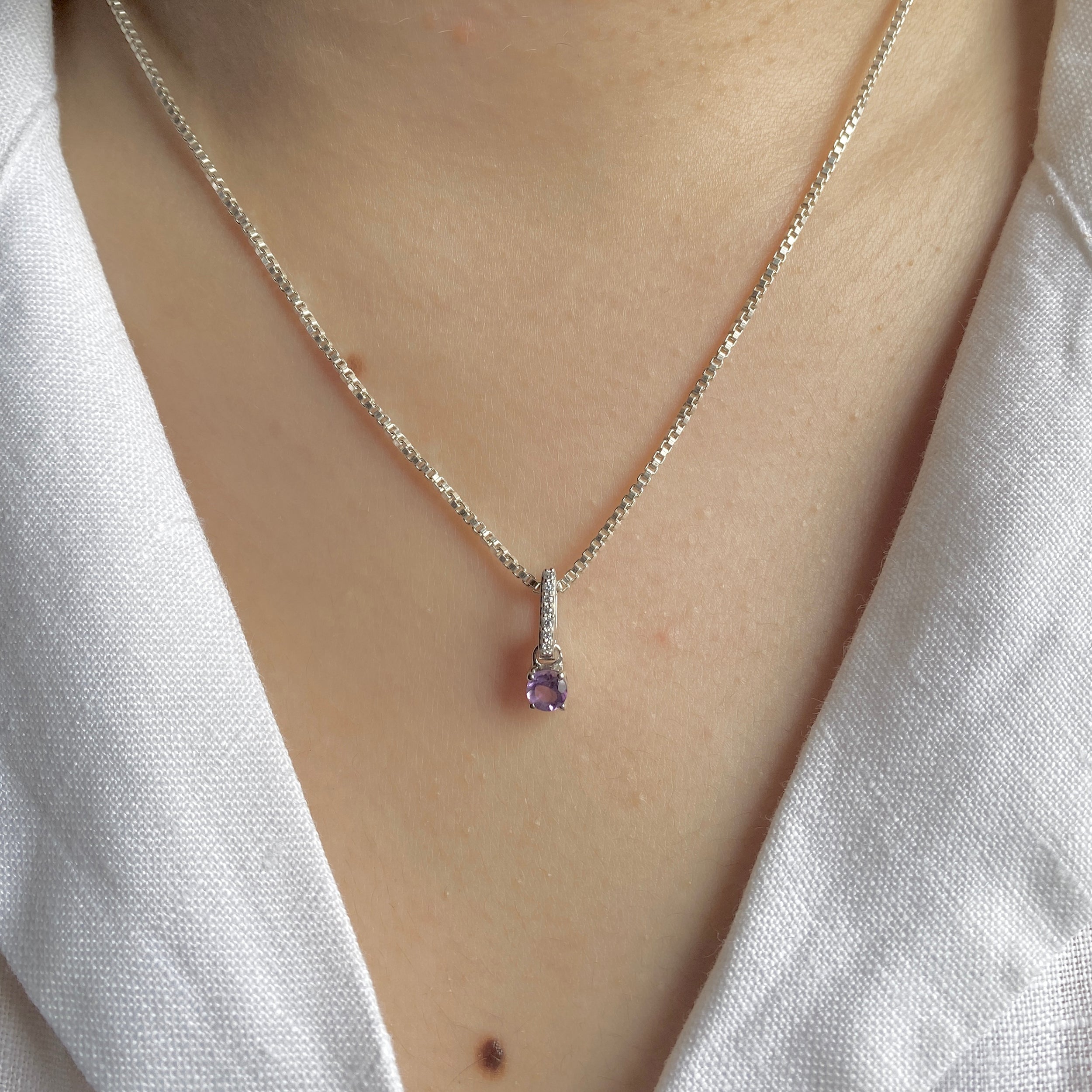 Amethyst Pendant-(AMT-SP-1166.)