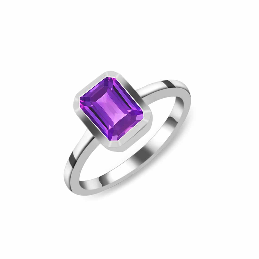 Amethyst Ring-(AMT-SR-246.)