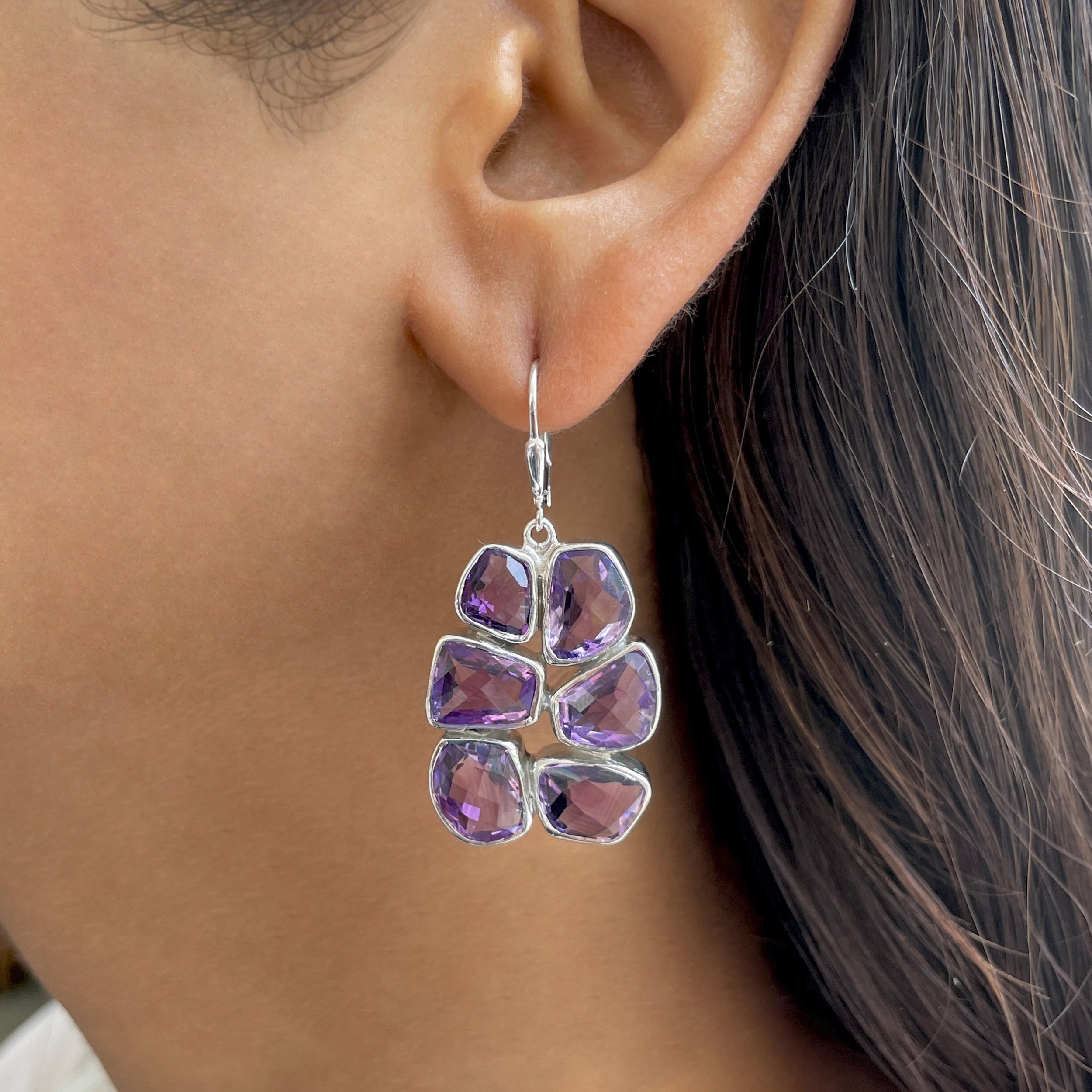 Amethyst Earring-(AMT-E-1.)