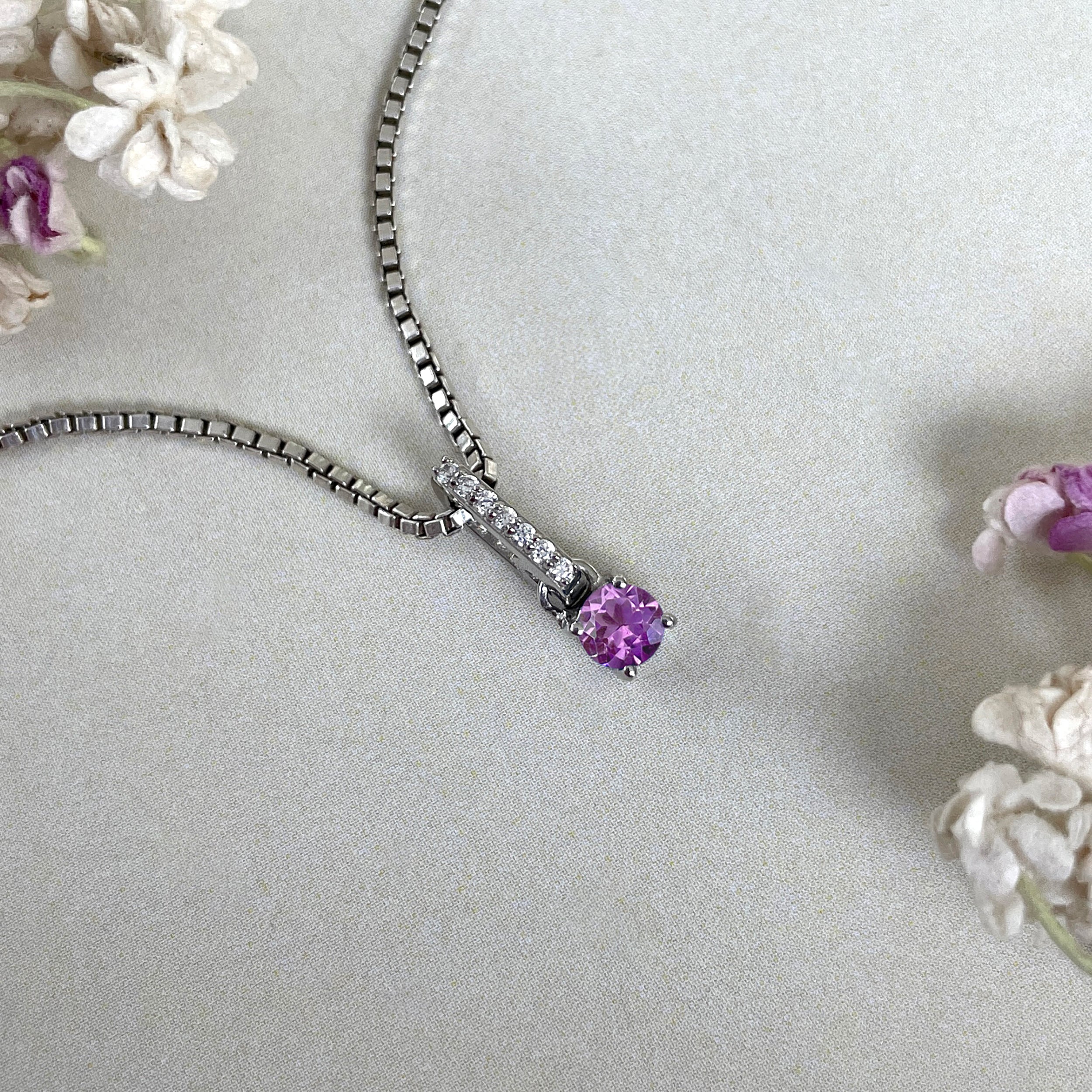 Amethyst Pendant-(AMT-SP-1166.)