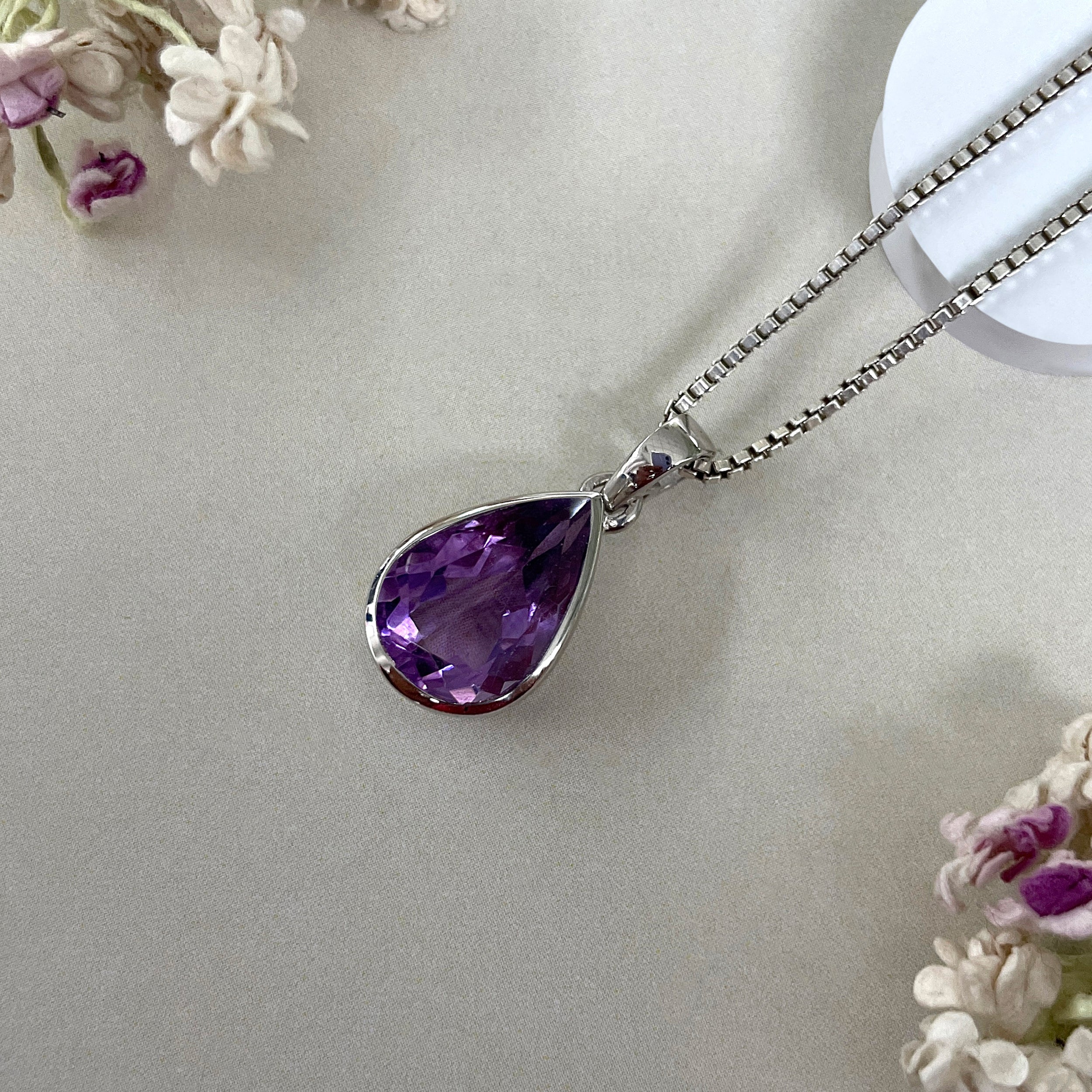 Amethyst Pendant-(AMT-SP-463.)