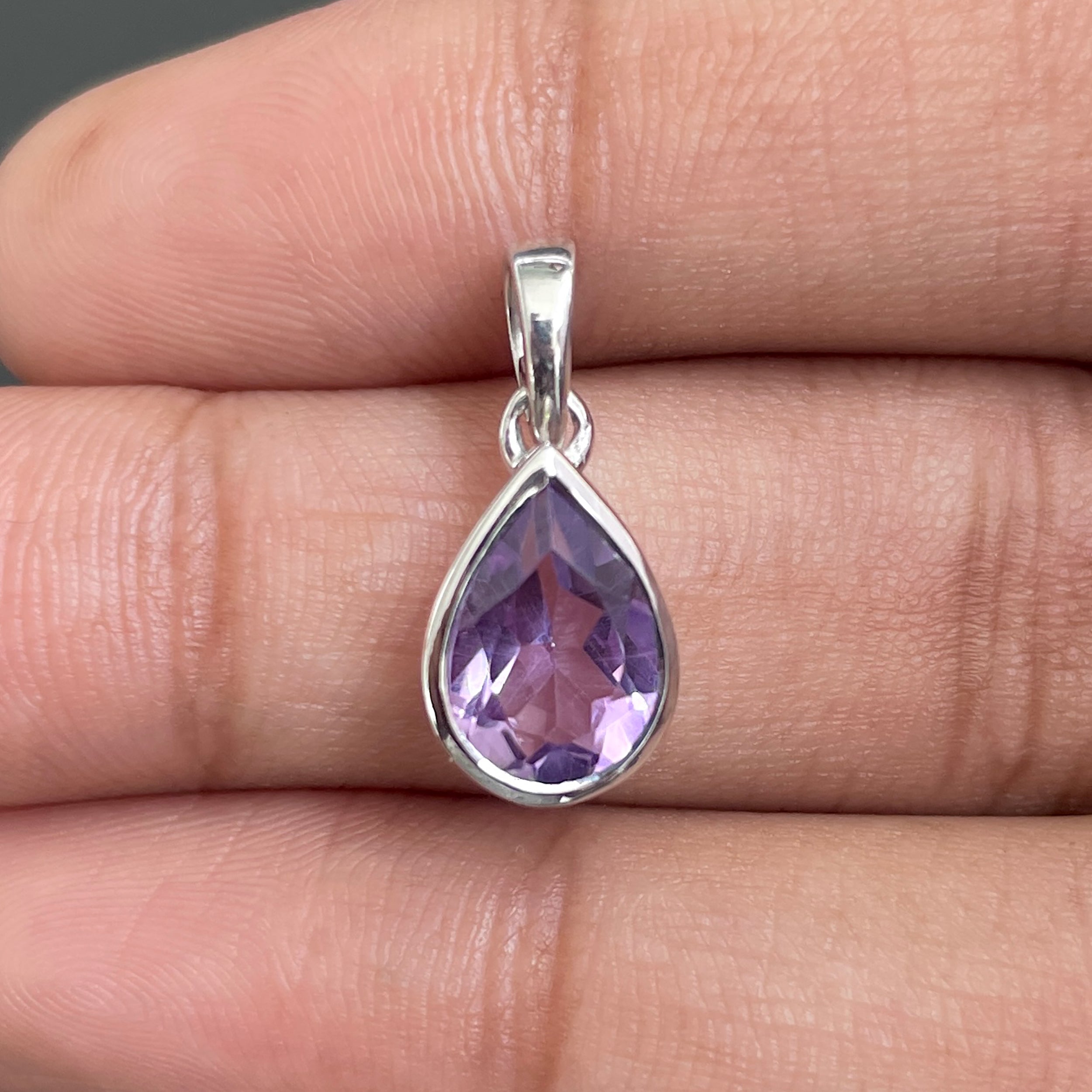 Amethyst Pendant-(AMT-SP-468.)