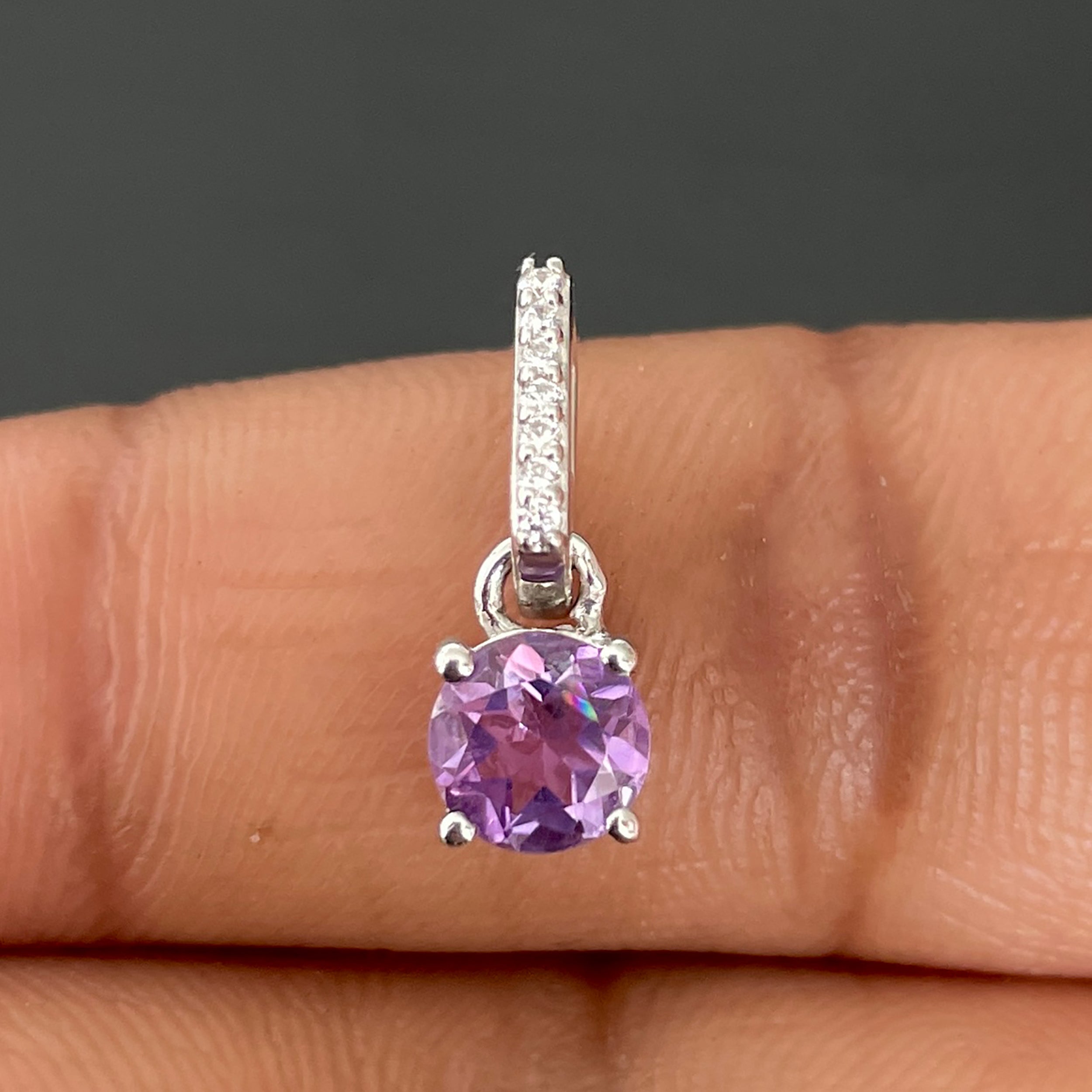 Amethyst Pendant-( AMT-SP-549 )