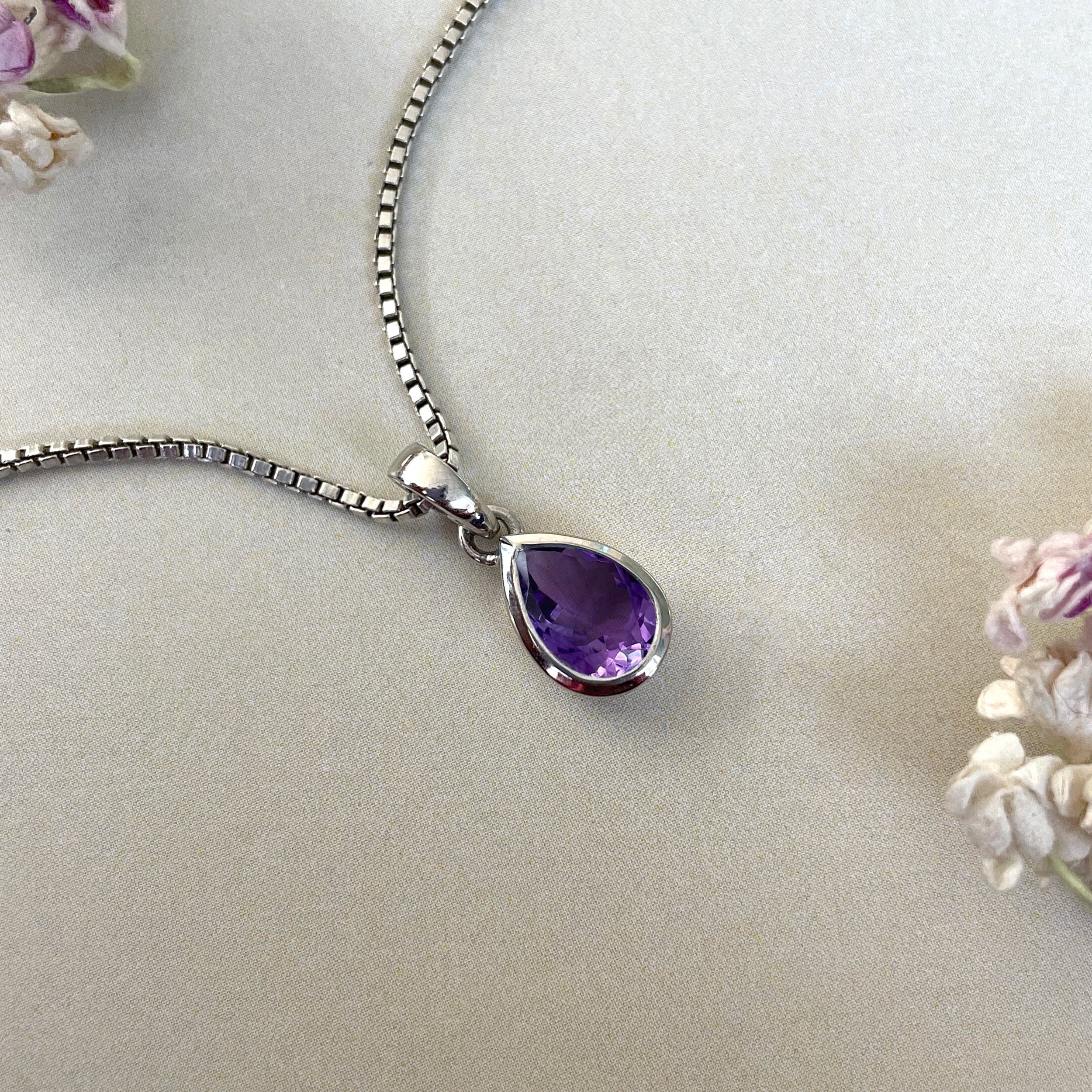 Amethyst Pendant-(AMT-SP-956.)