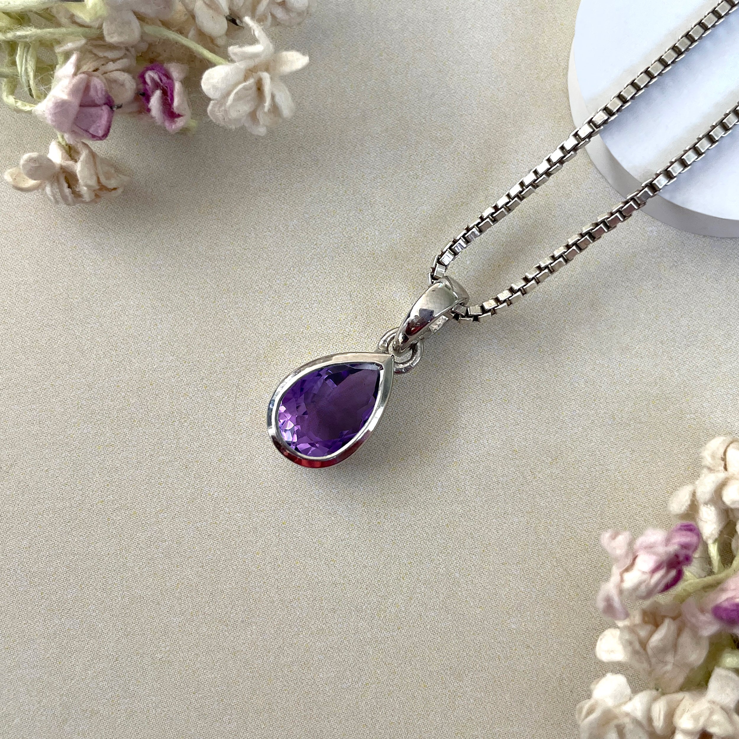 Amethyst Pendant-(AMT-SP-956.)