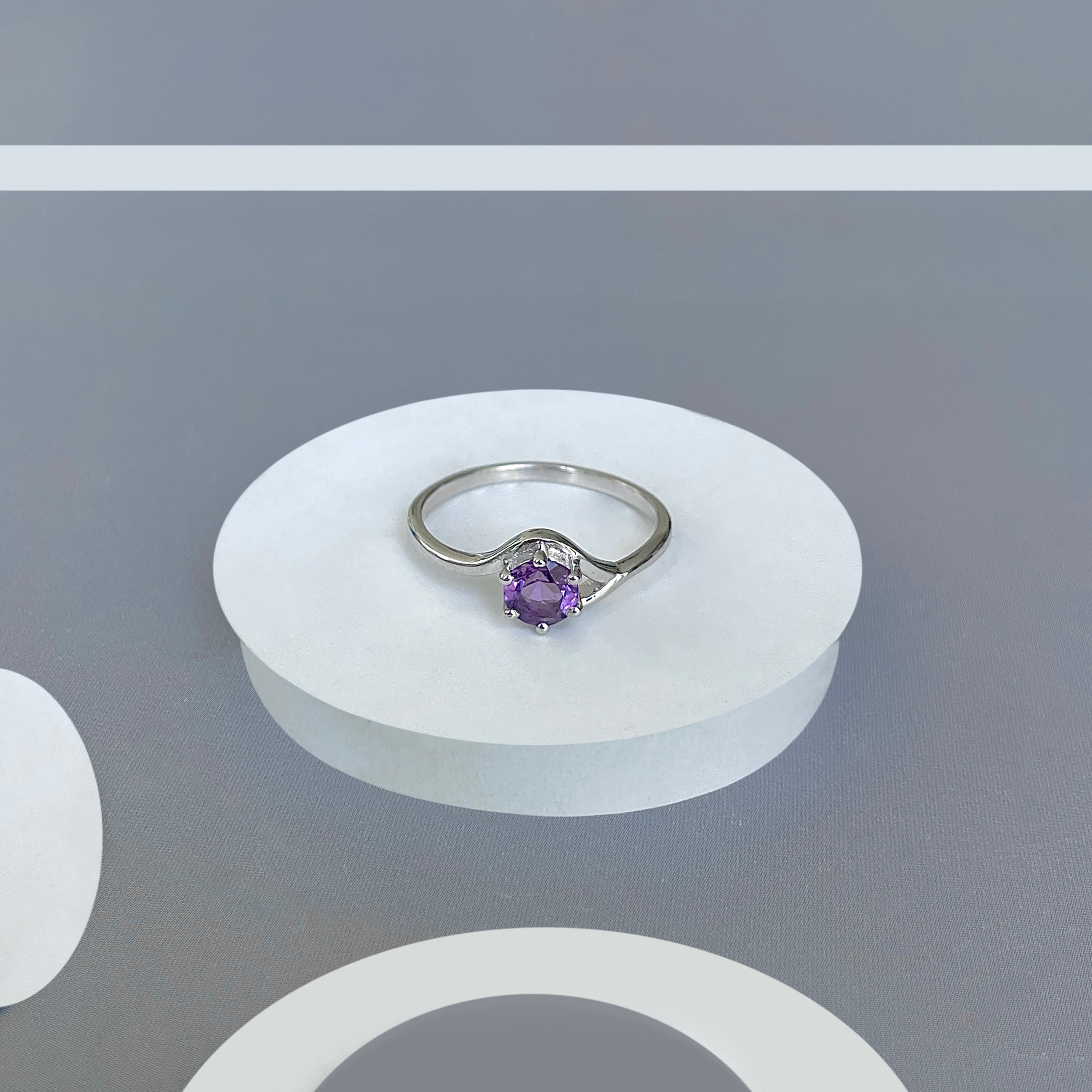 Amethyst Ring-(AMT-SR-04.)