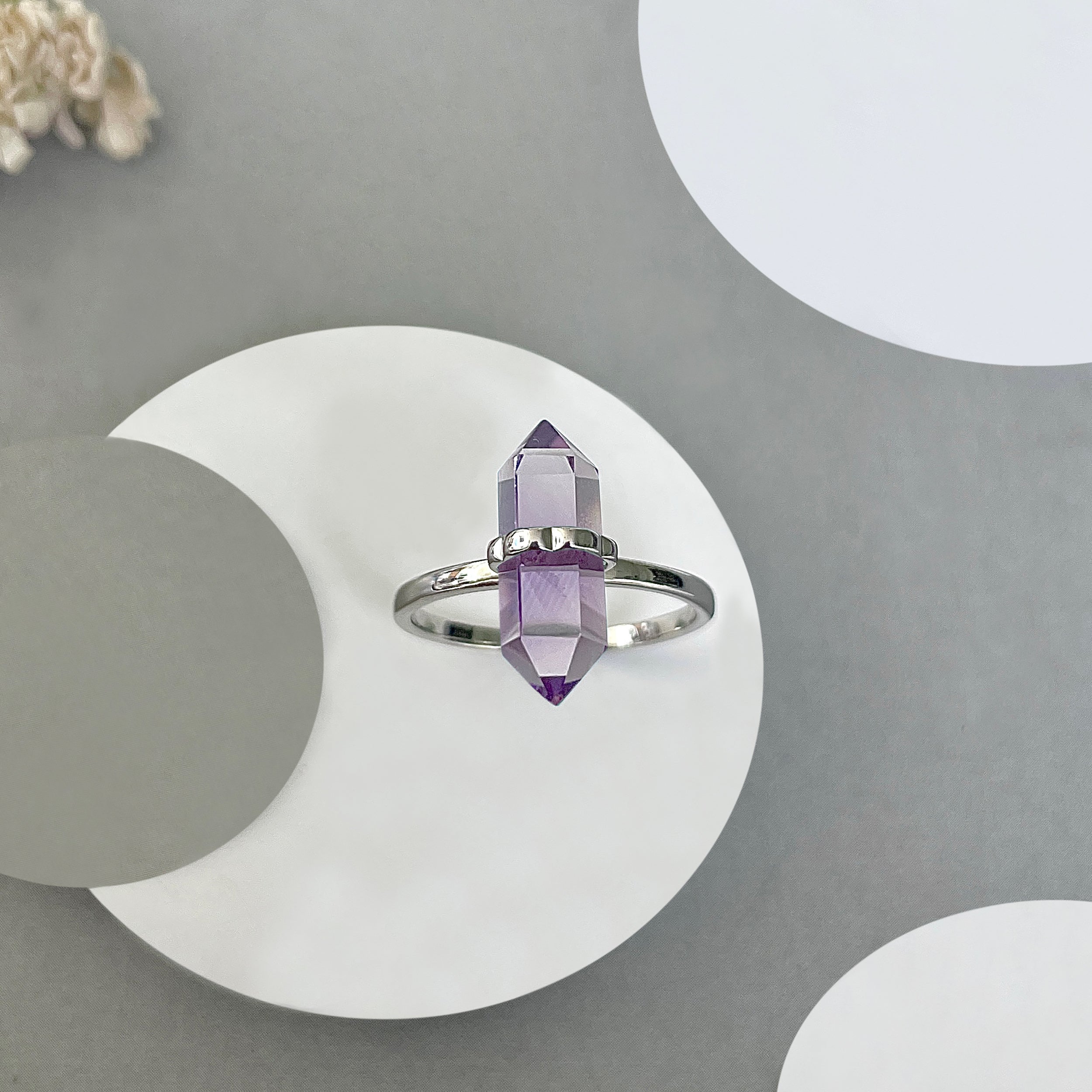 Amethyst Ring-(AMT-SR-1748.)