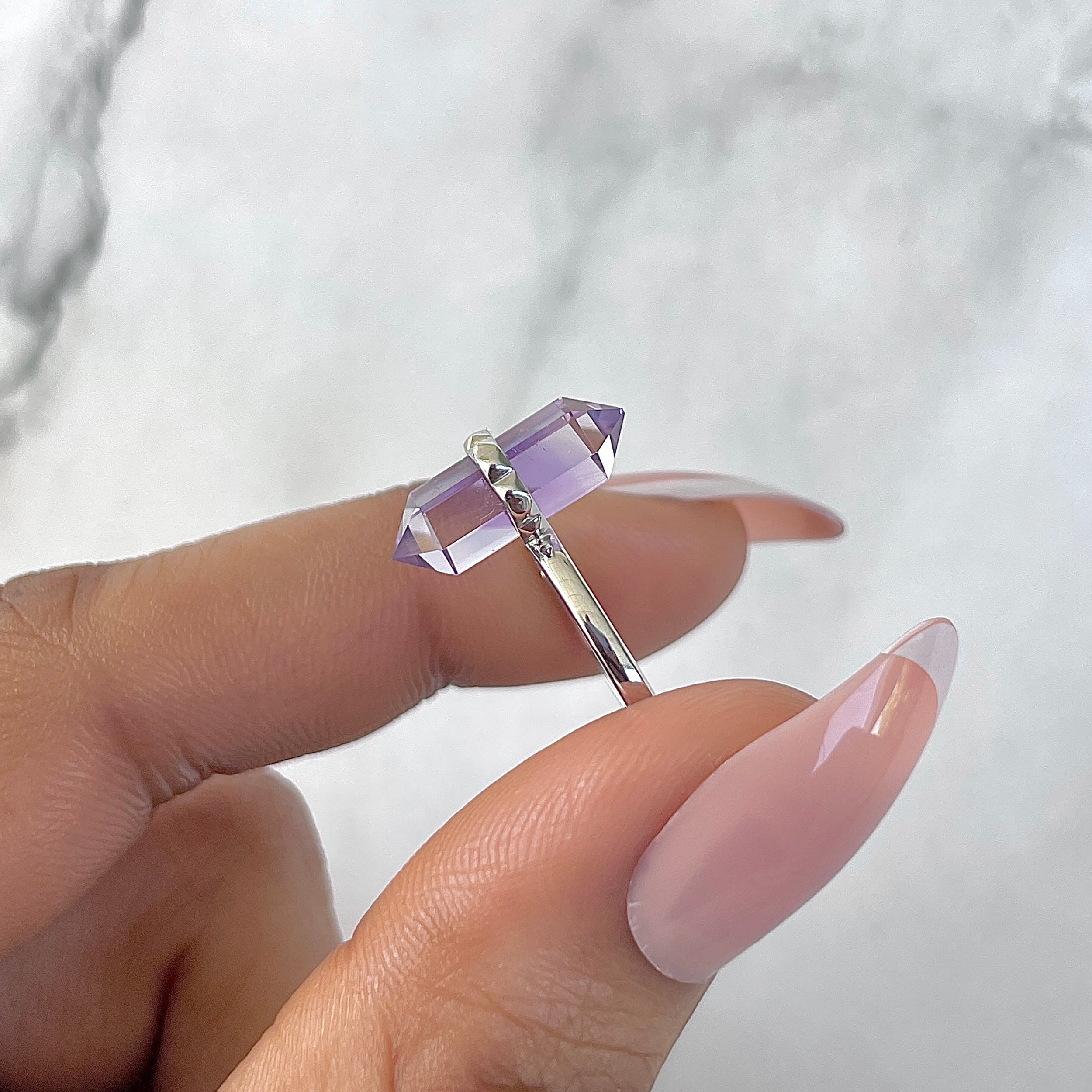 Amethyst Ring-(AMT-SR-1748.)