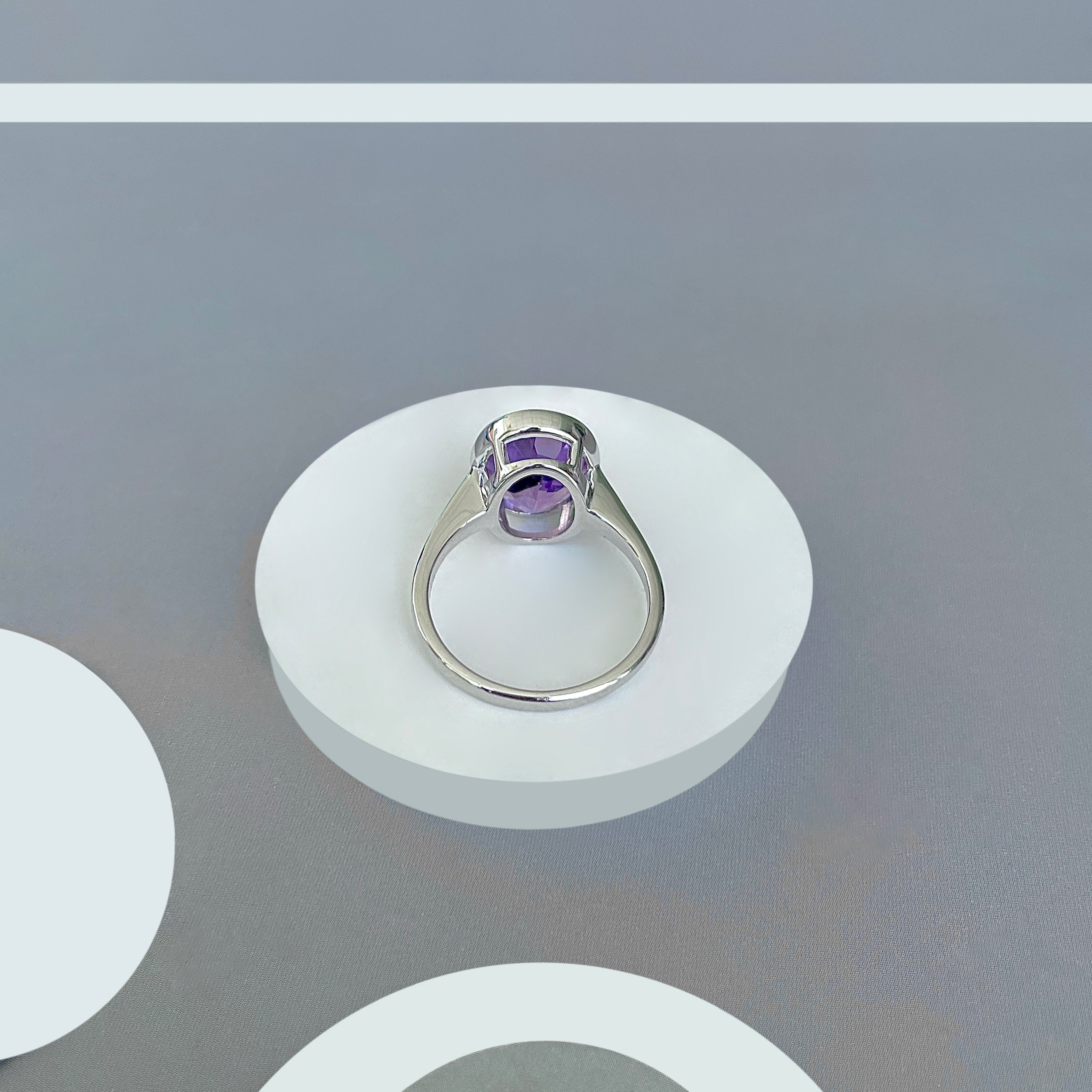 Amethyst Ring-(AMT-SR-1806.)