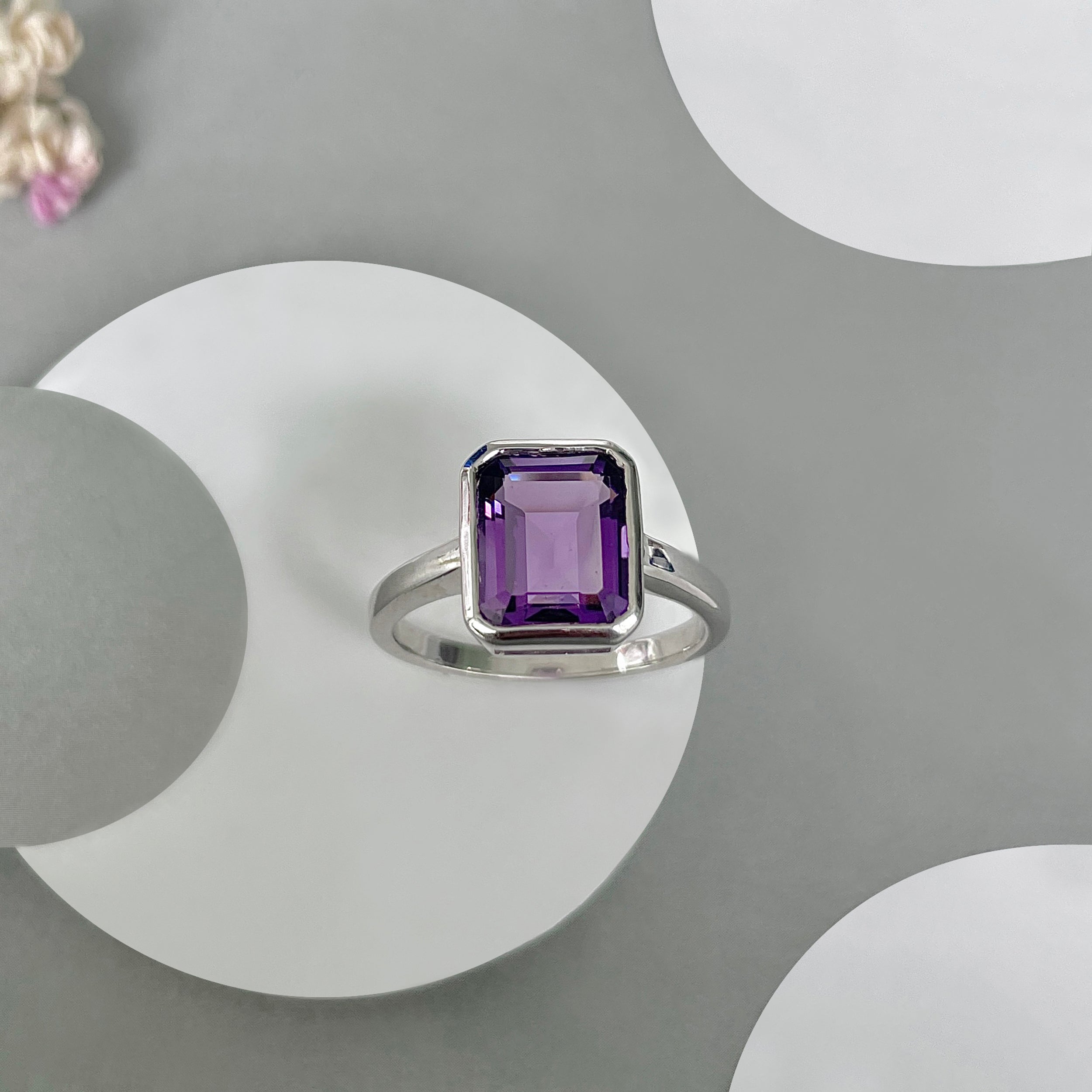 Amethyst Ring-(AMT-SR-1926.)