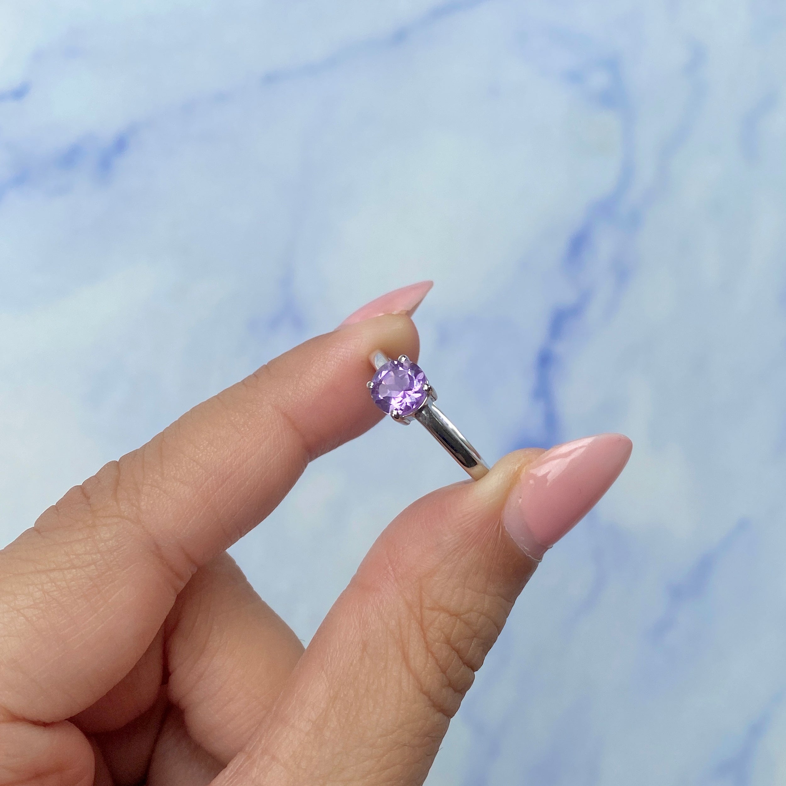 Amethyst Ring-(AMT-SR-236.)