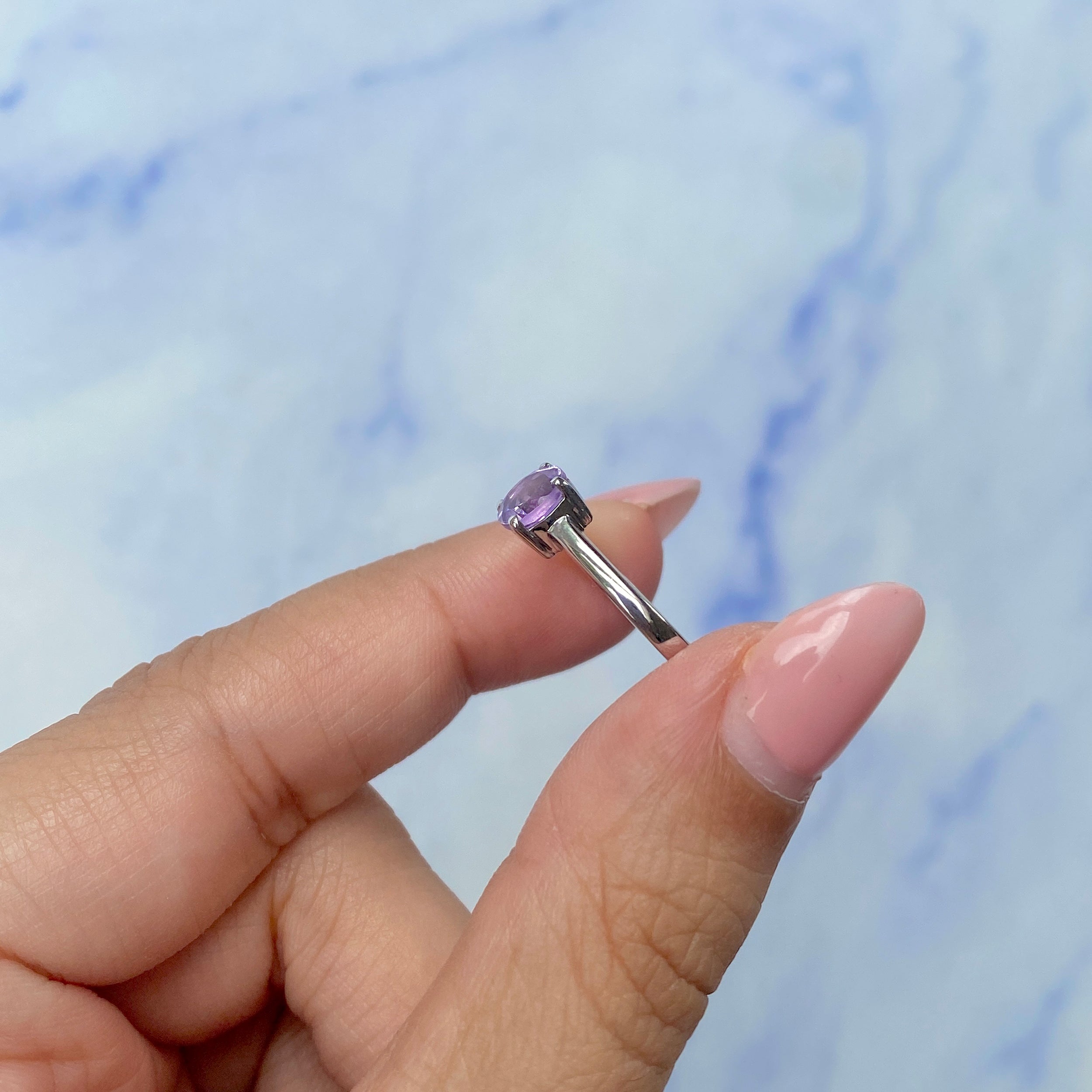 Amethyst Ring-(AMT-SR-236.)