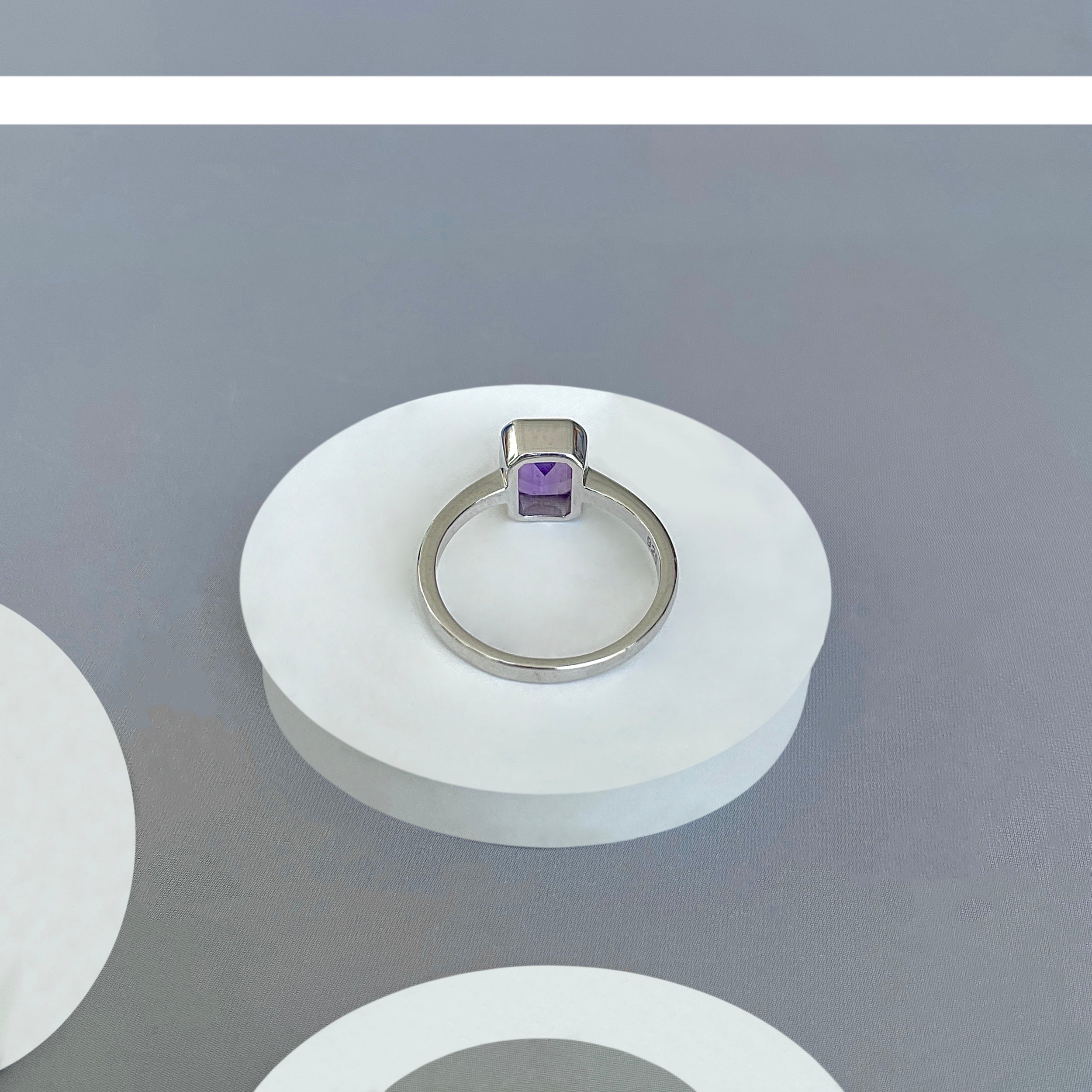 Amethyst Ring-(AMT-SR-246.)