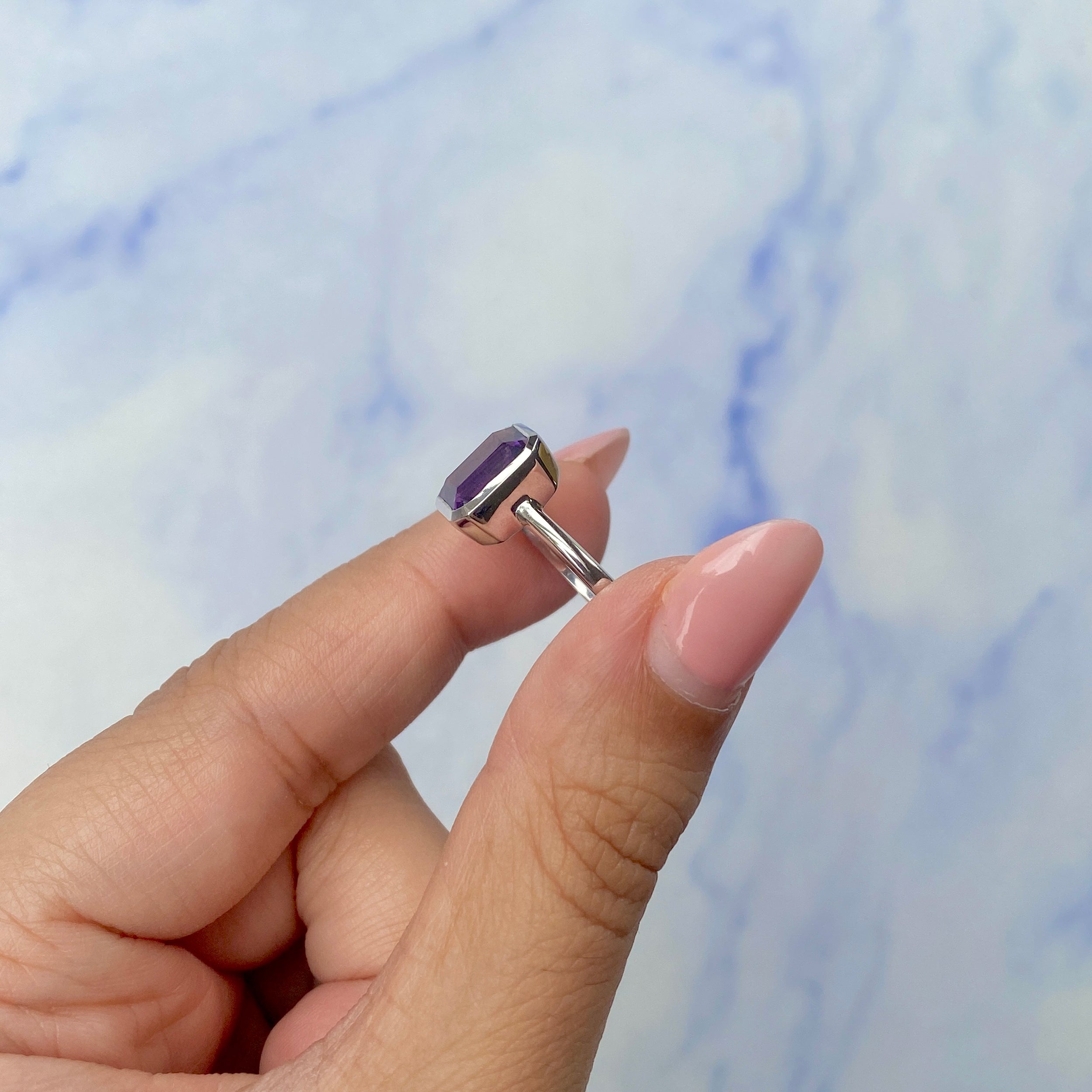 Amethyst Ring-(AMT-SR-250.)