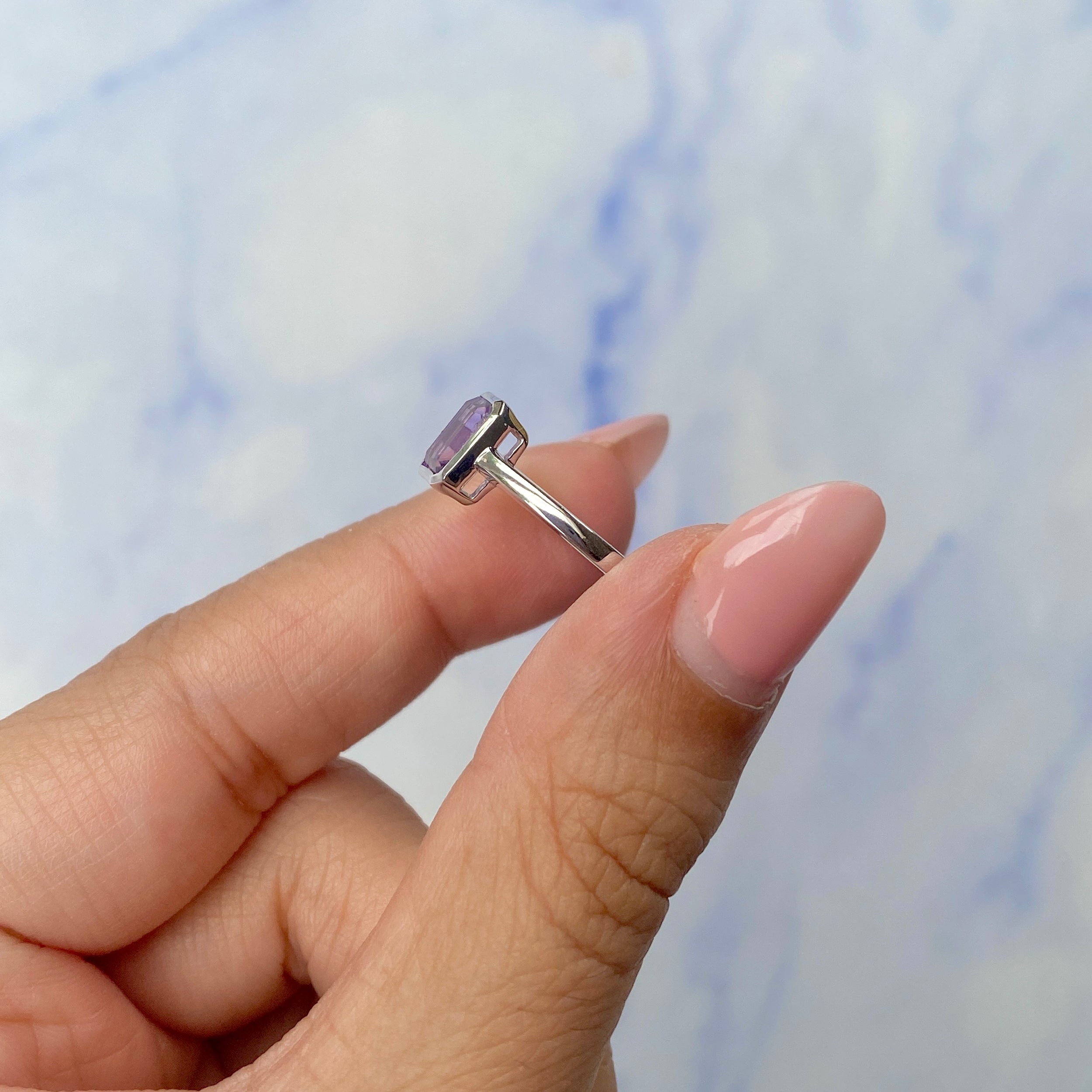 Amethyst Ring-(AMT-SR-2765.)