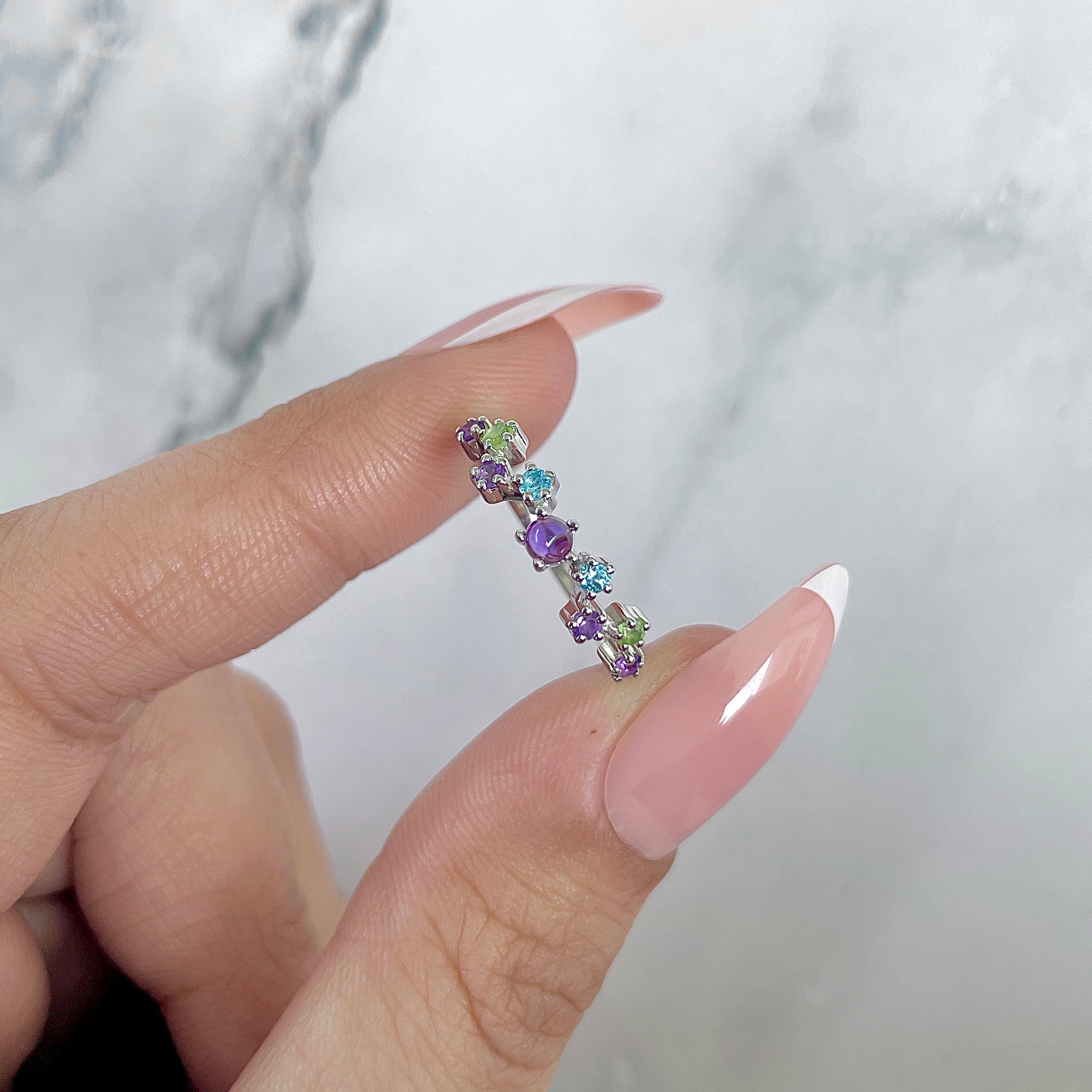 Amethyst Ring-(AMT-SR-365.)