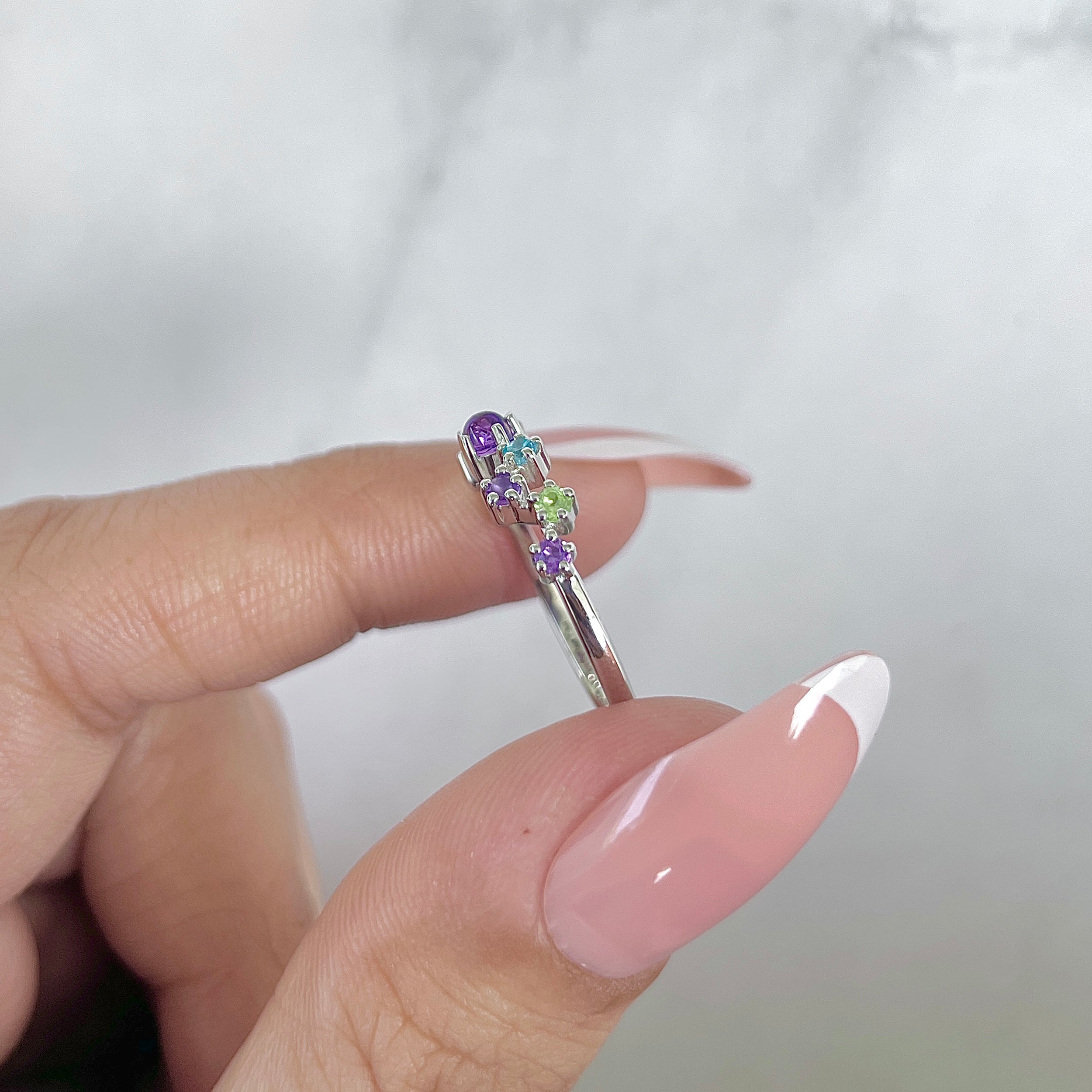 Amethyst Ring-(AMT-SR-365.)