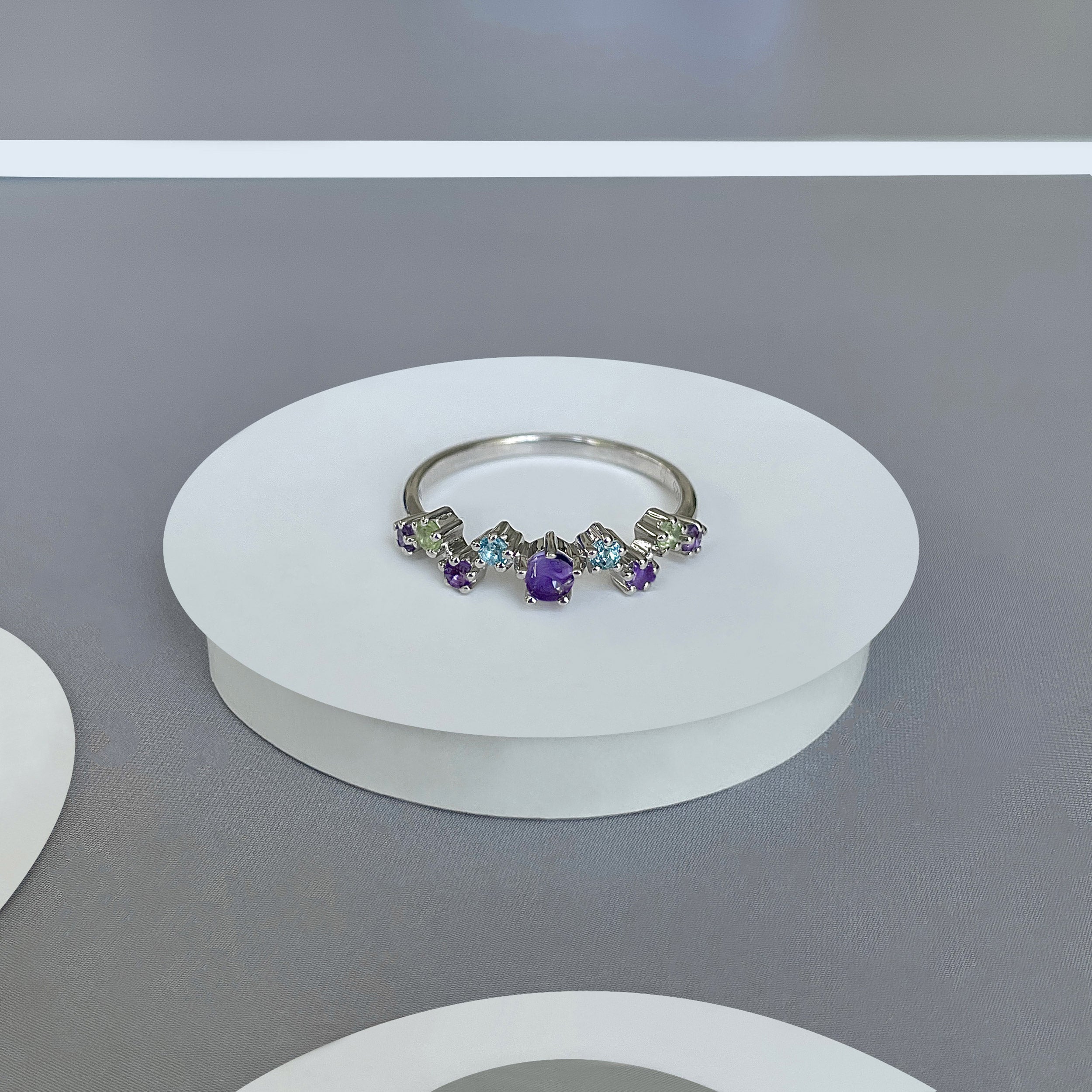 Amethyst Ring-(AMT-SR-365.)