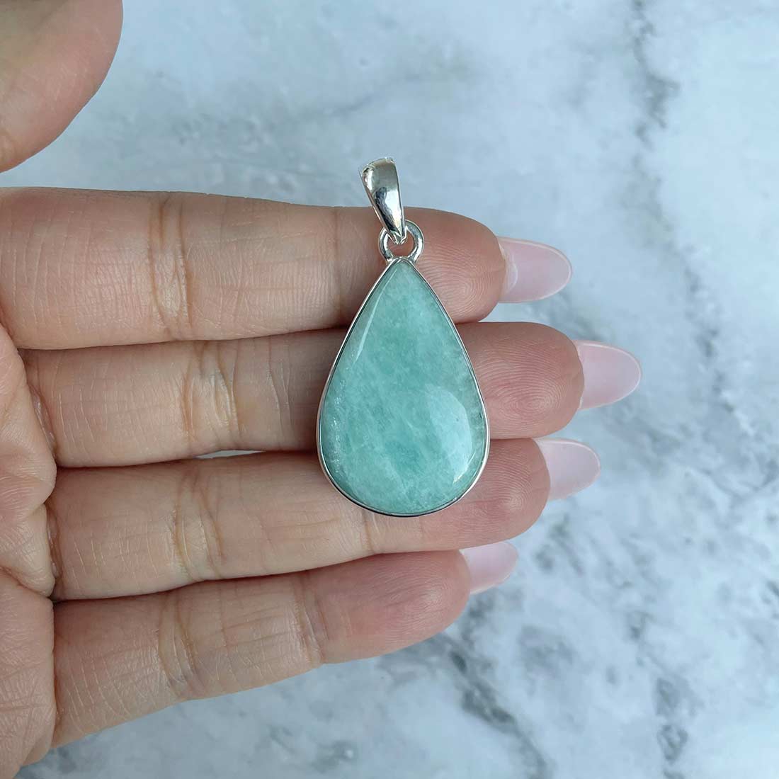 Amazonite Pendant-(AMZ-P-12.)