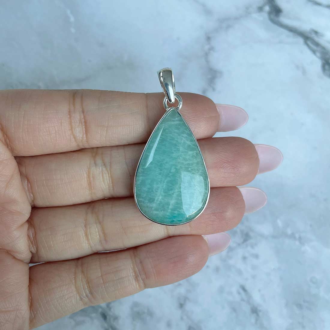 Amazonite Pendant-(AMZ-P-31.)