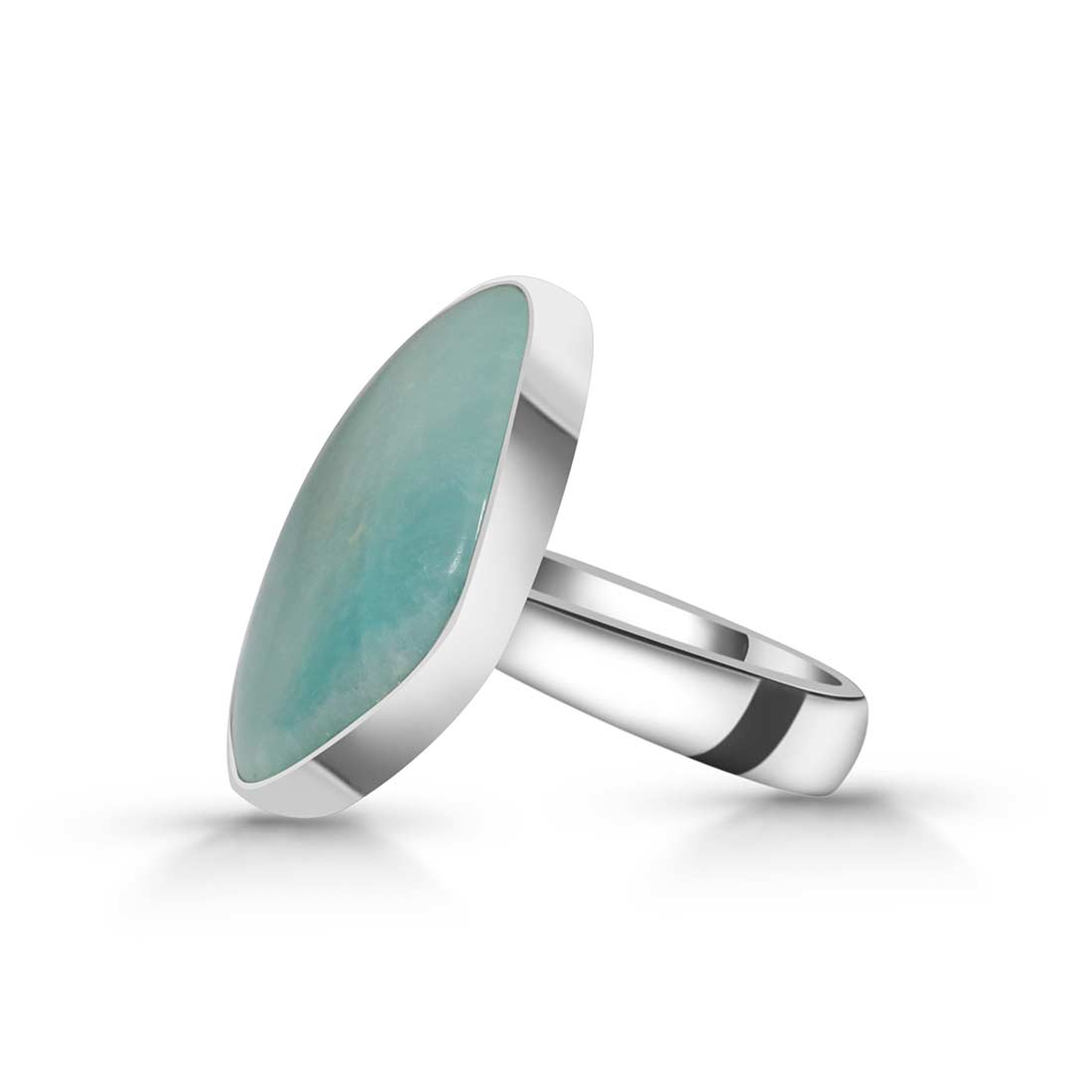 Amazonite Adjustable Ring-(AMZ-R-11.)