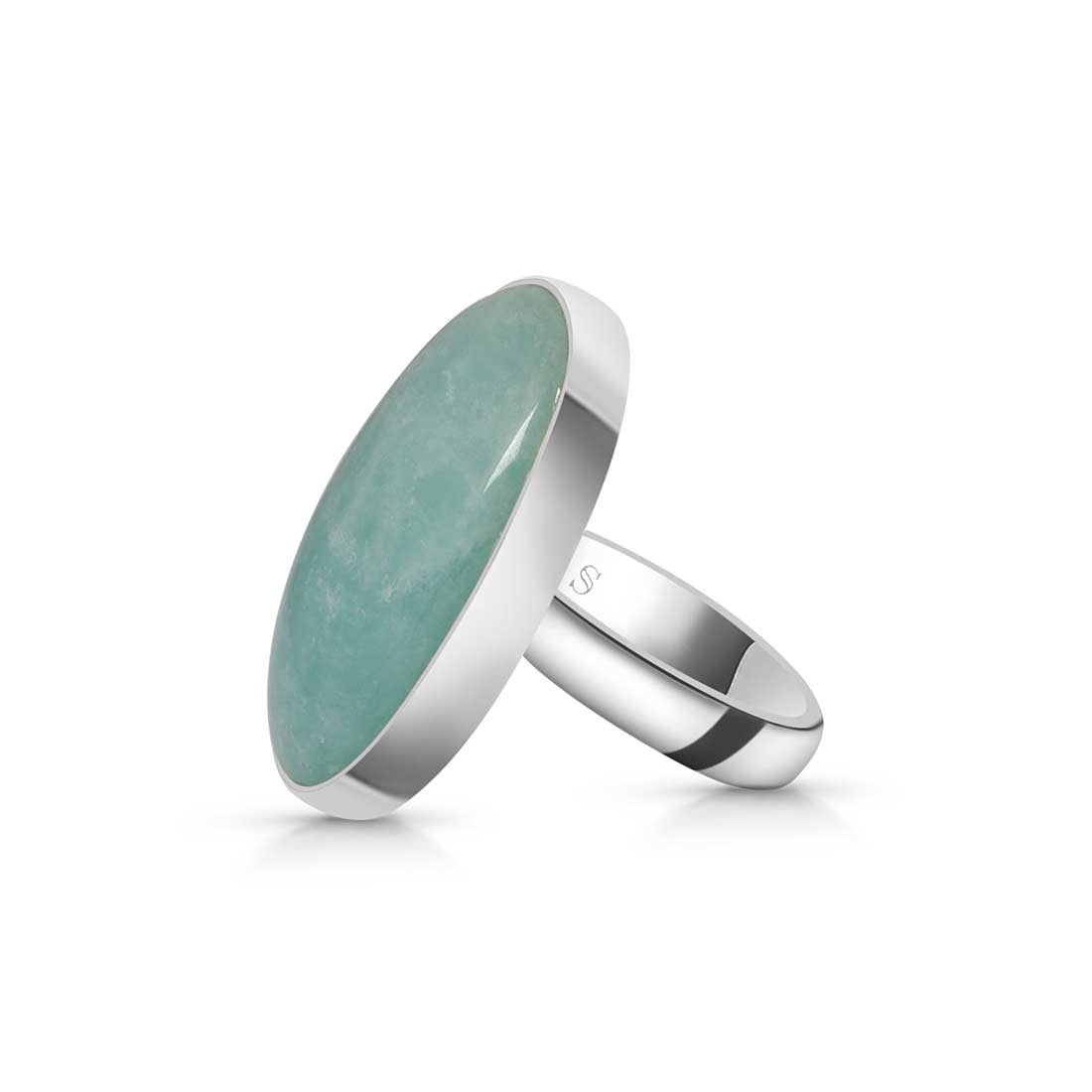 Amazonite Adjustable Ring-(AMZ-R-20.)