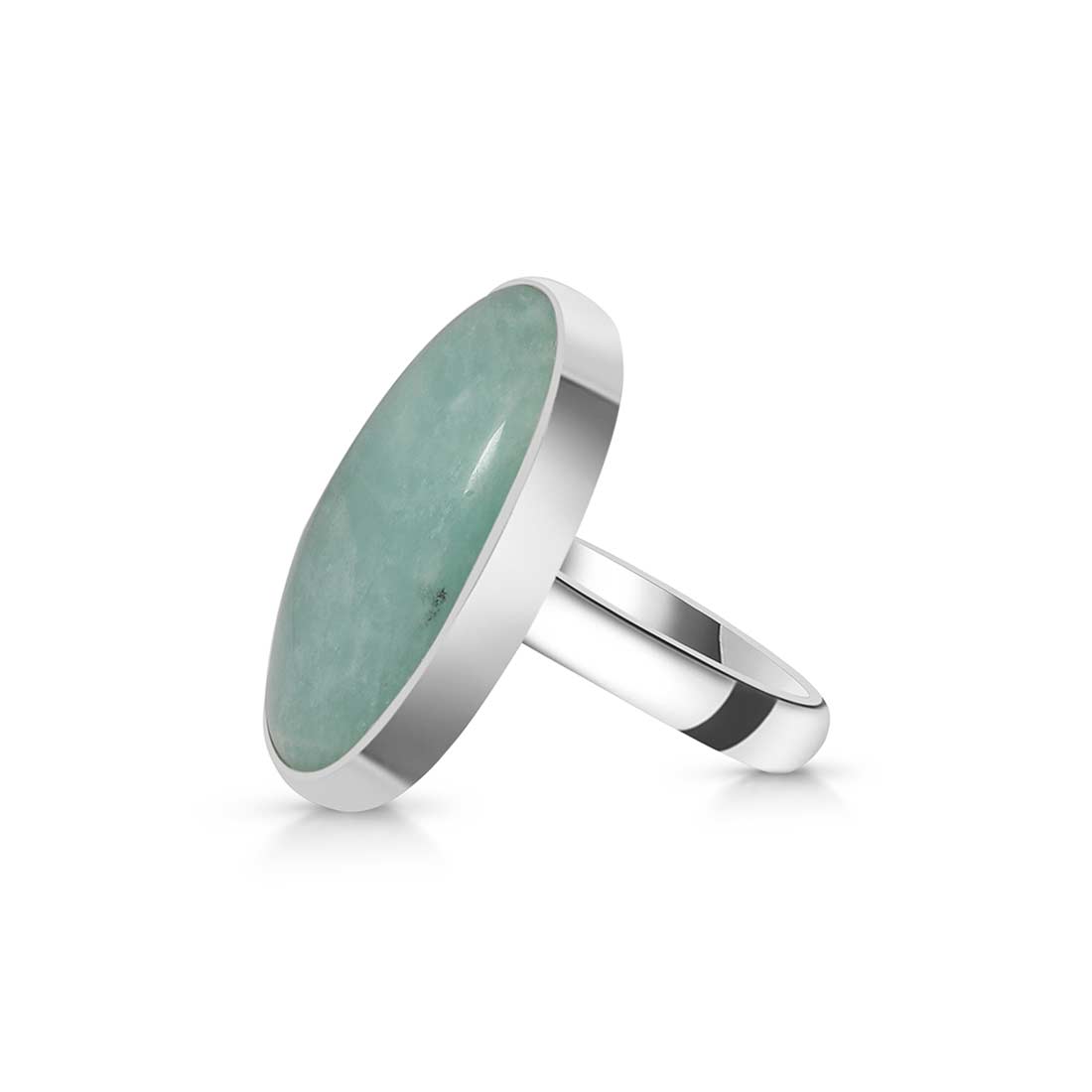 Amazonite Adjustable Ring-(AMZ-R-26.)