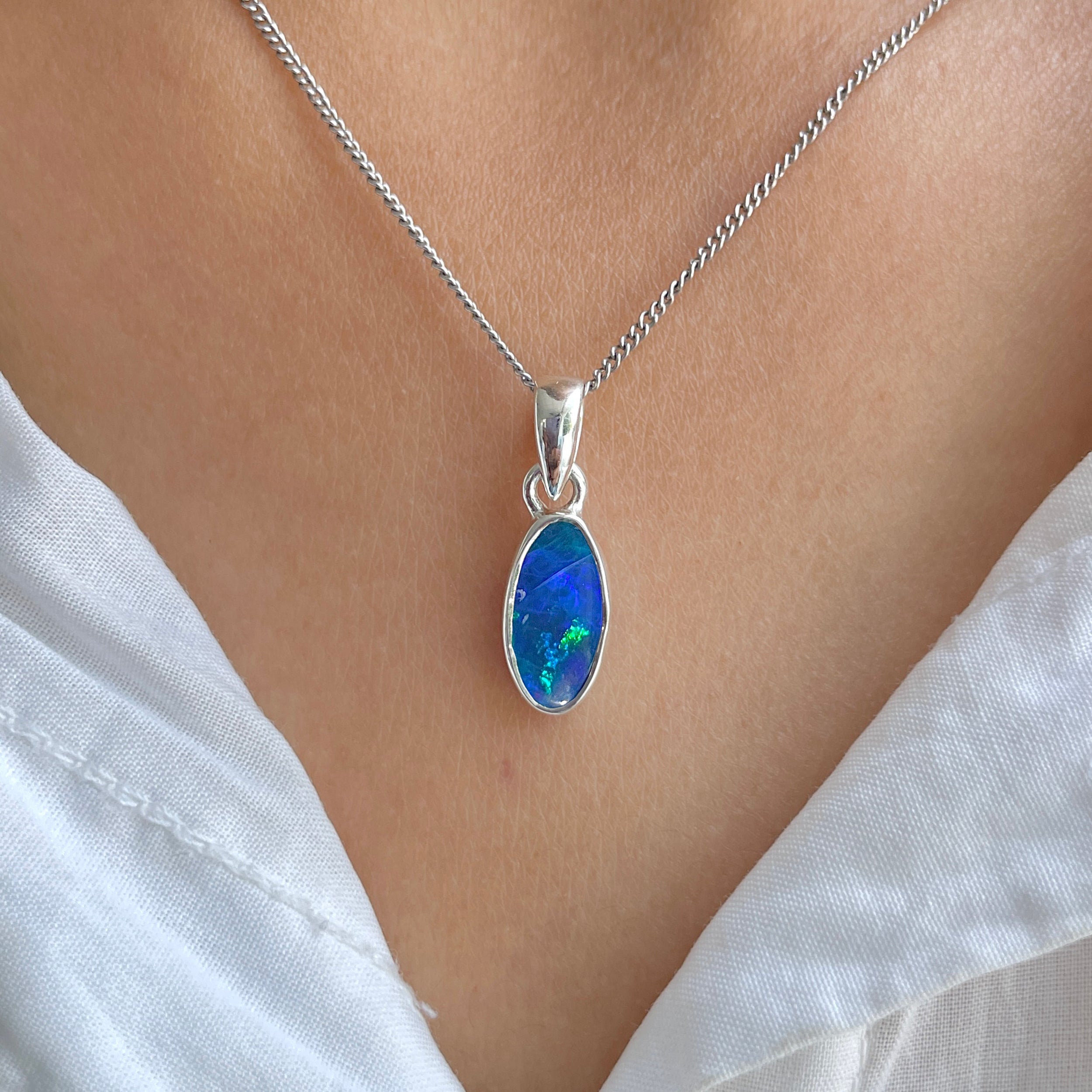 Australian Opal Pendant-(AOD-P-1.)