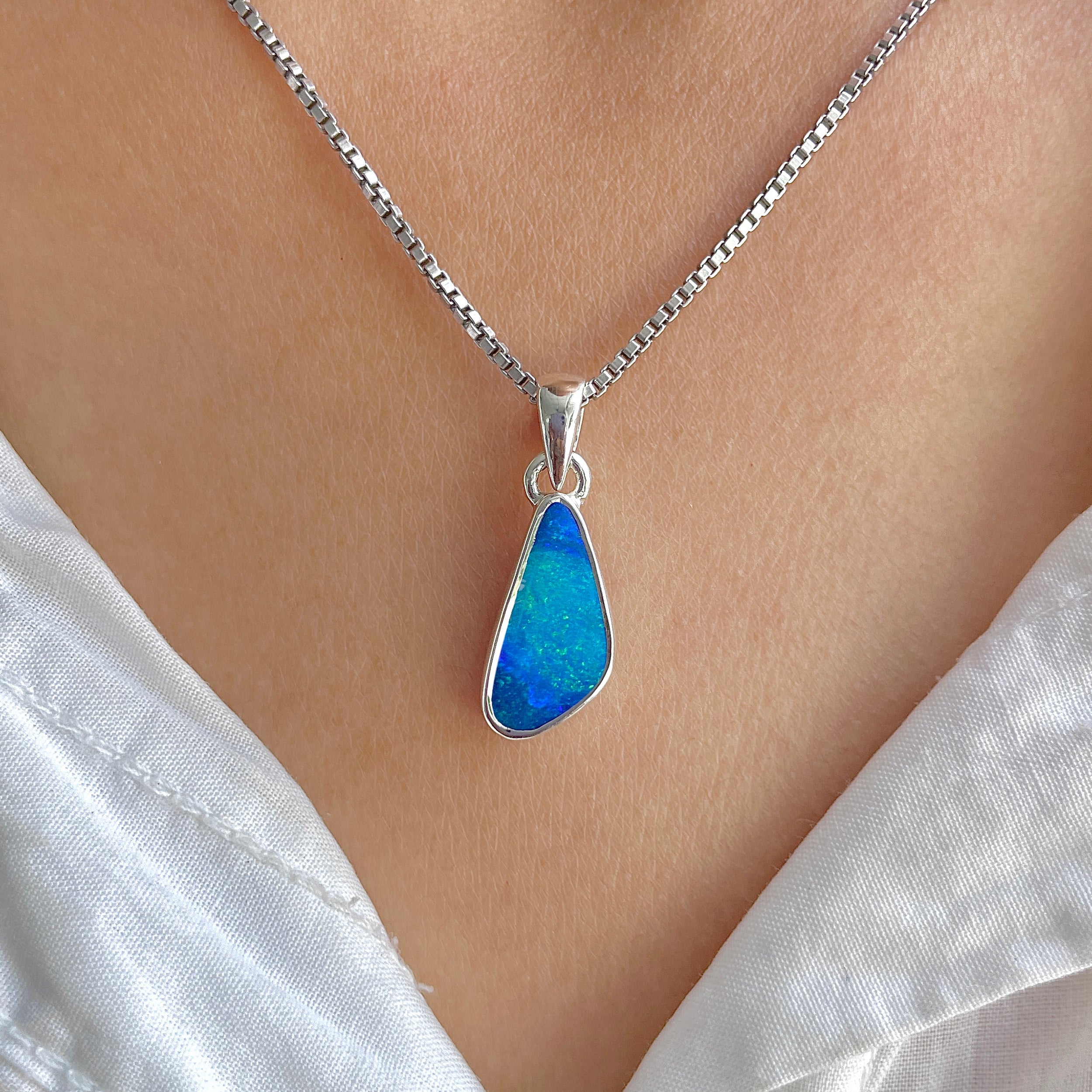 Australian Opal Pendant-(AOD-P-102.)