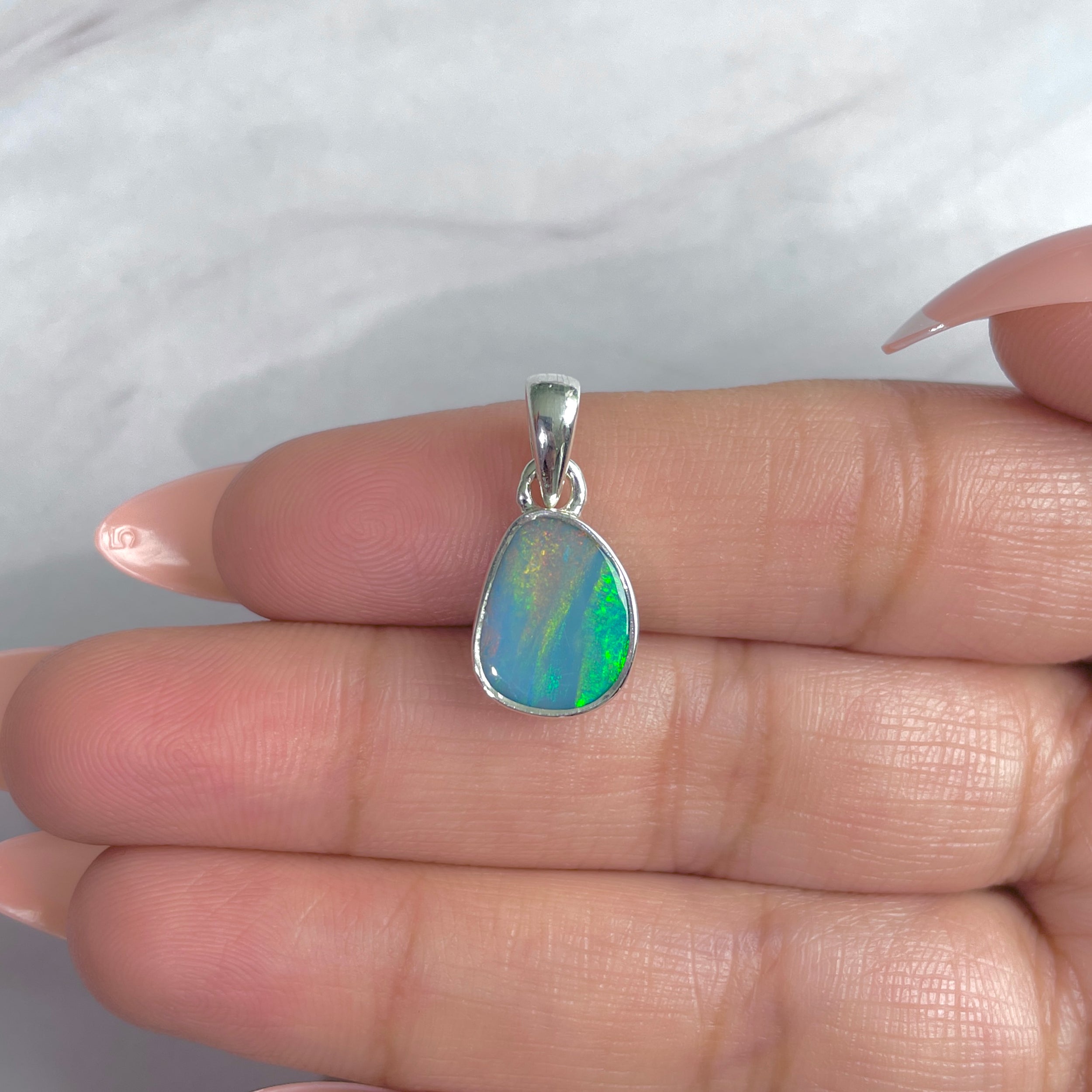 Australian Opal Pendant-(AOD-P-103.)