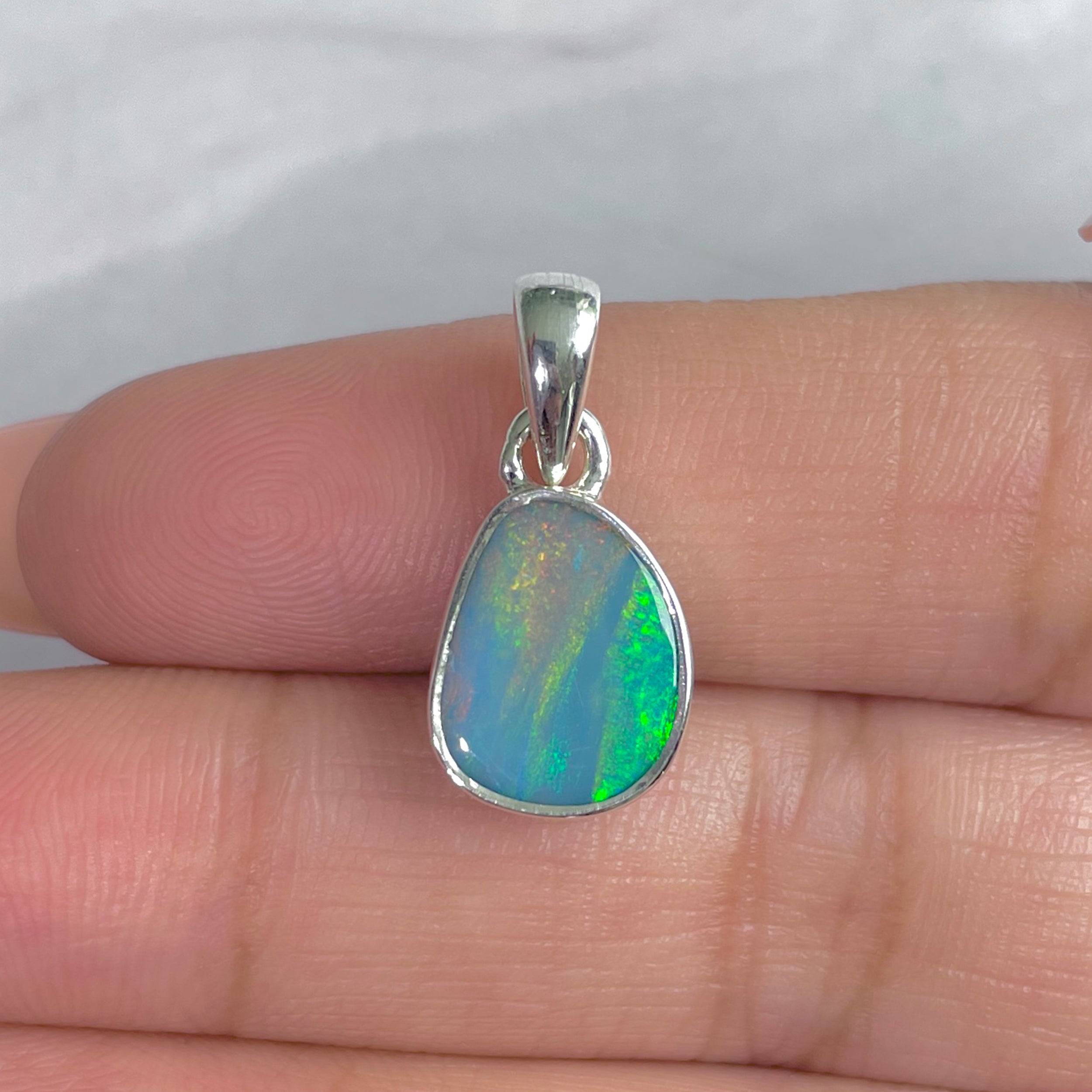 Australian Opal Pendant-(AOD-P-103.)