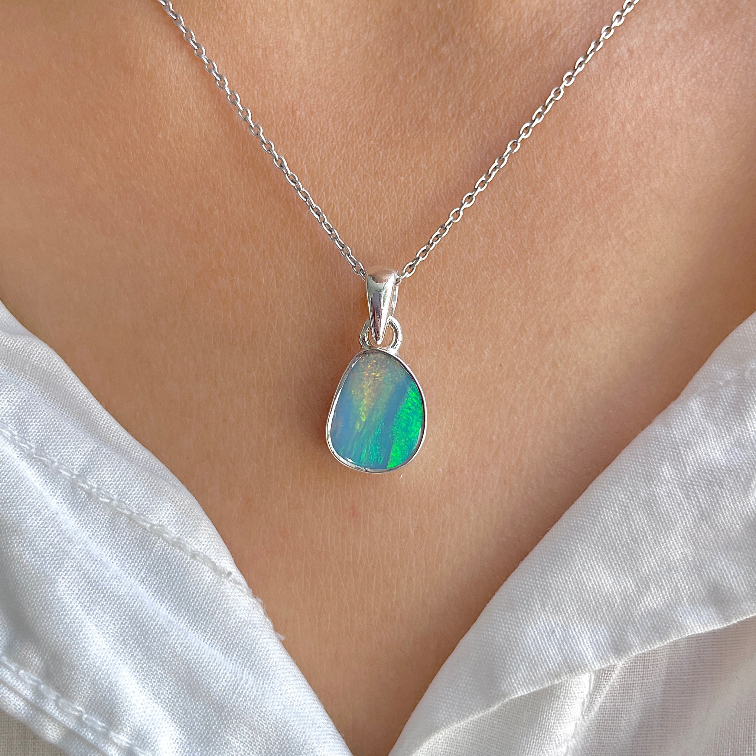 Australian Opal Pendant-(AOD-P-103.)