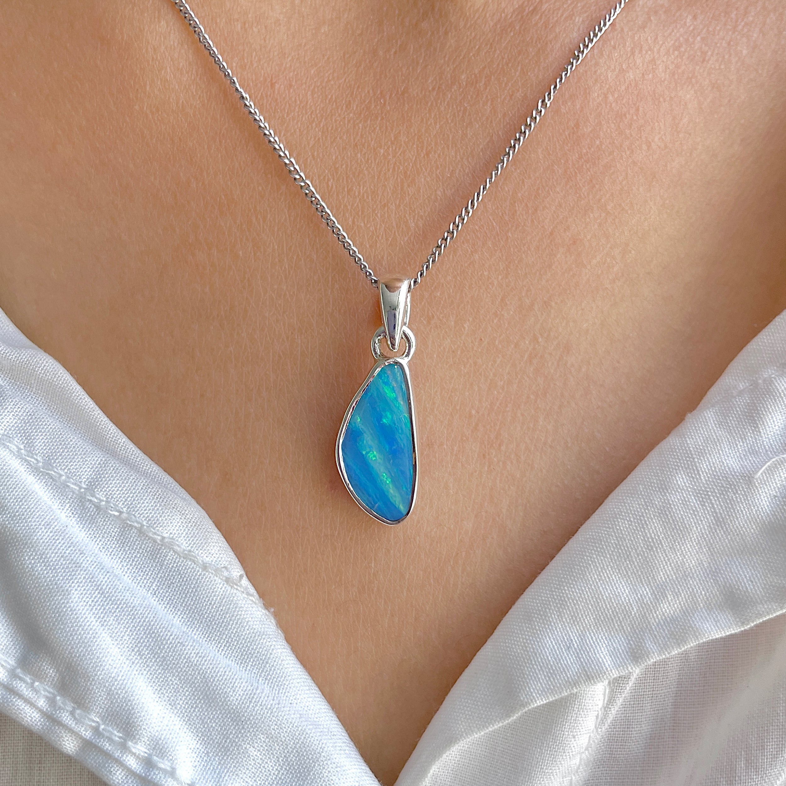 Australian Opal Pendant-(AOD-P-105.)