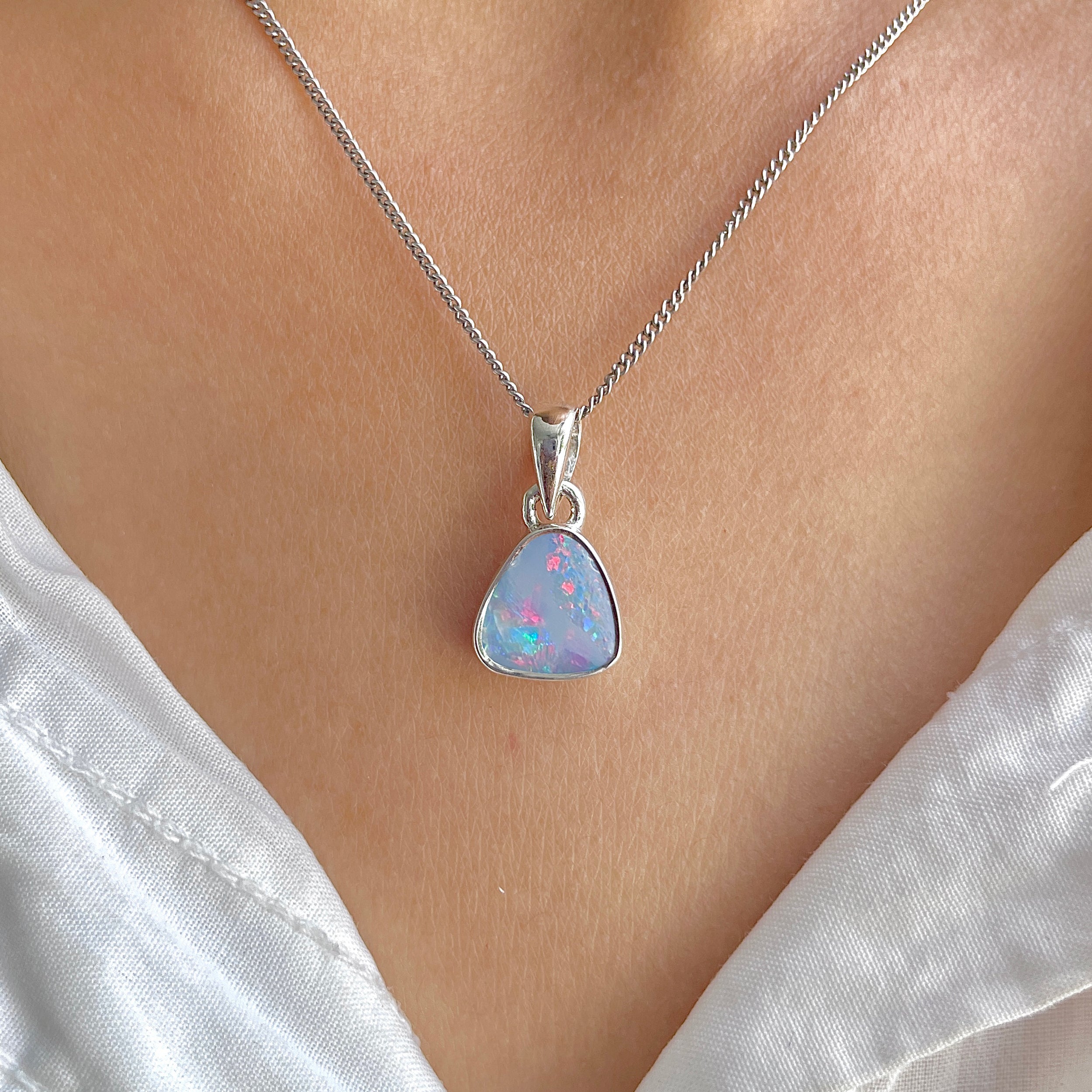 Australian Opal Pendant-(AOD-P-106.)