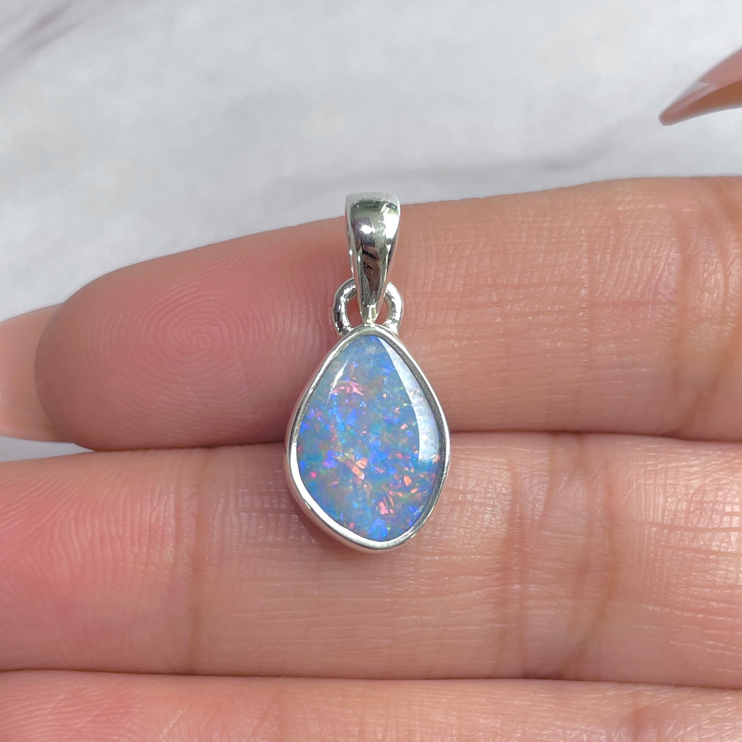 Australian Opal Pendant-(AOD-P-107.)