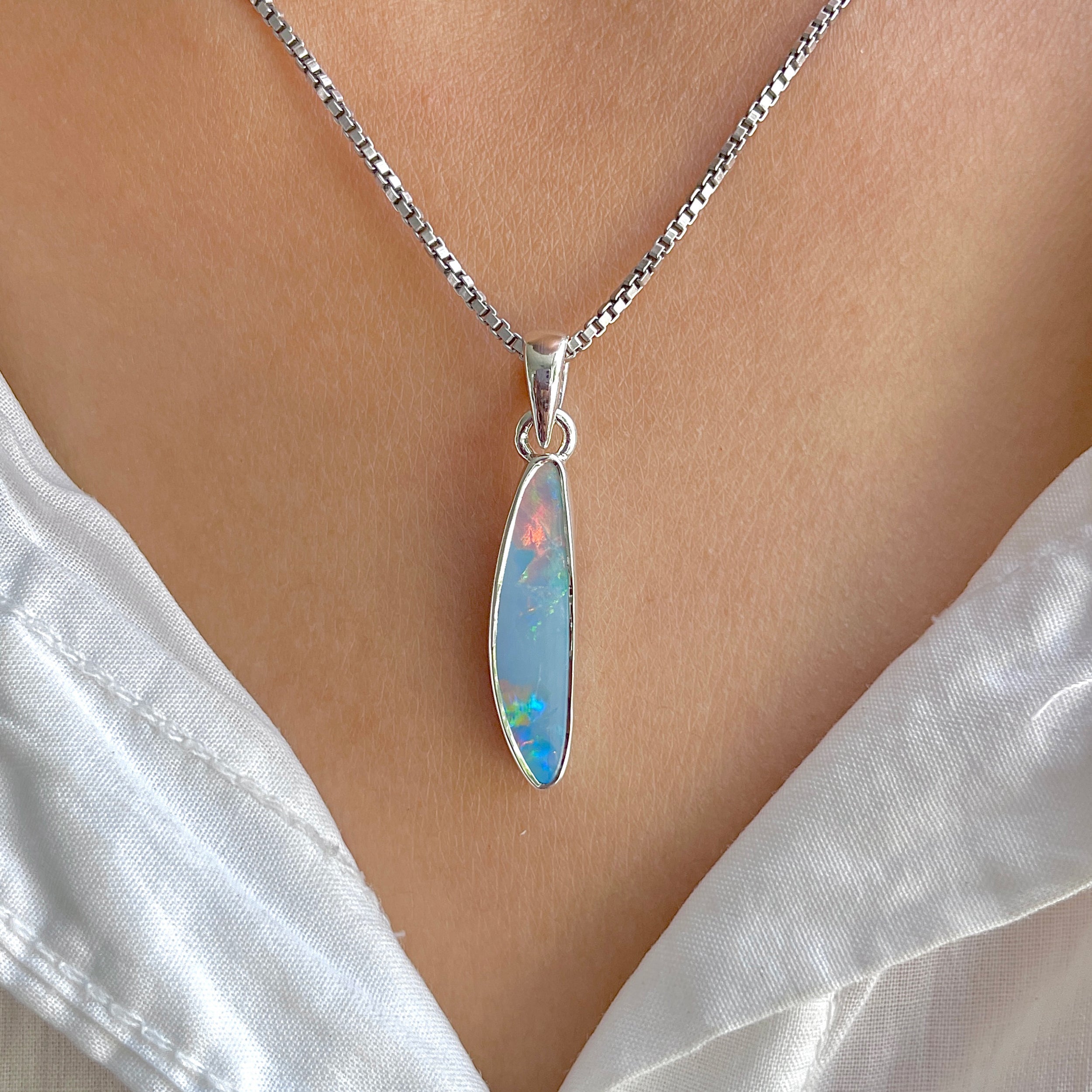 Australian Opal Pendant-(AOD-P-108.)