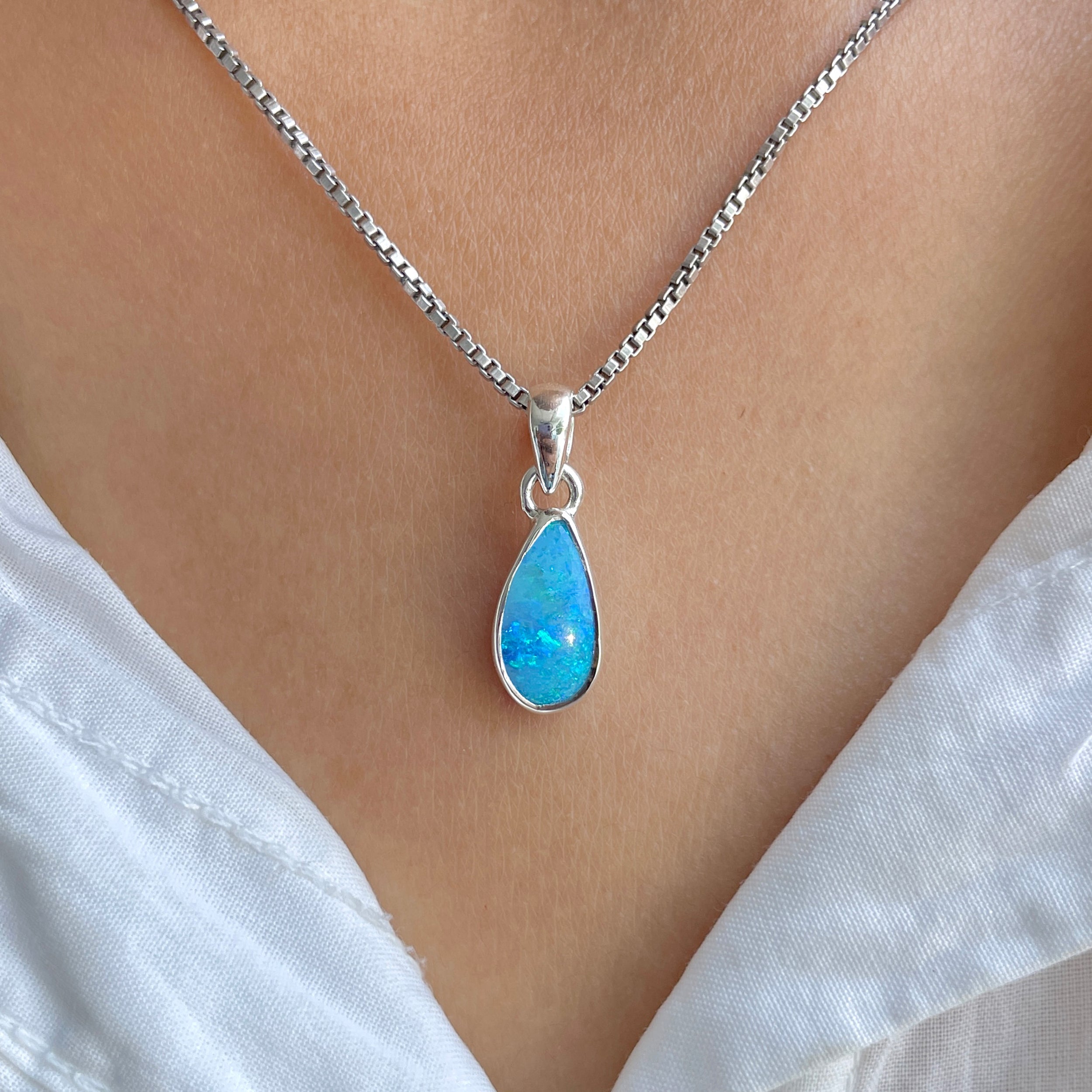 Australian Opal Pendant-(AOD-P-11.)