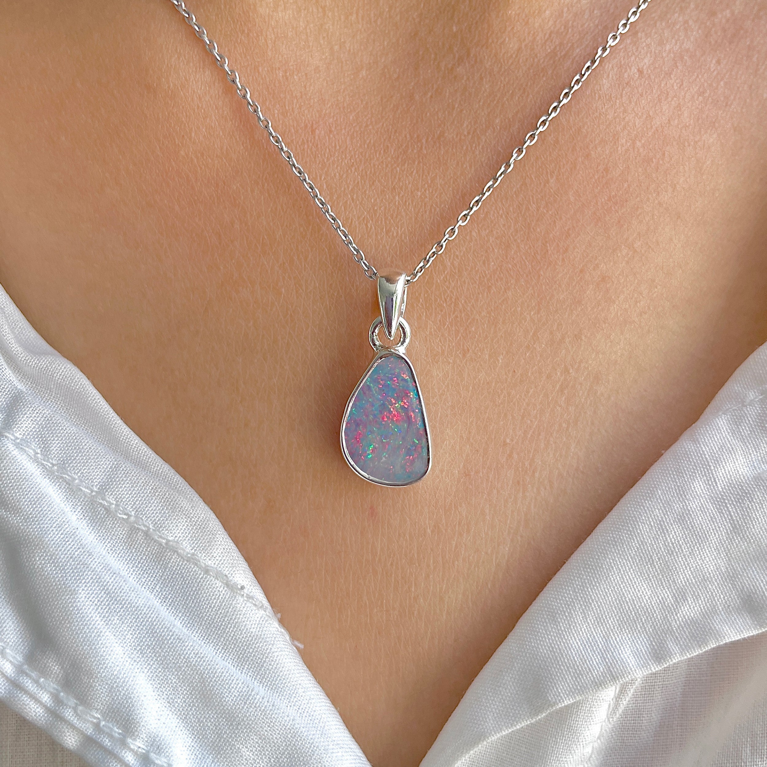 Australian Opal Pendant-(AOD-P-111.)