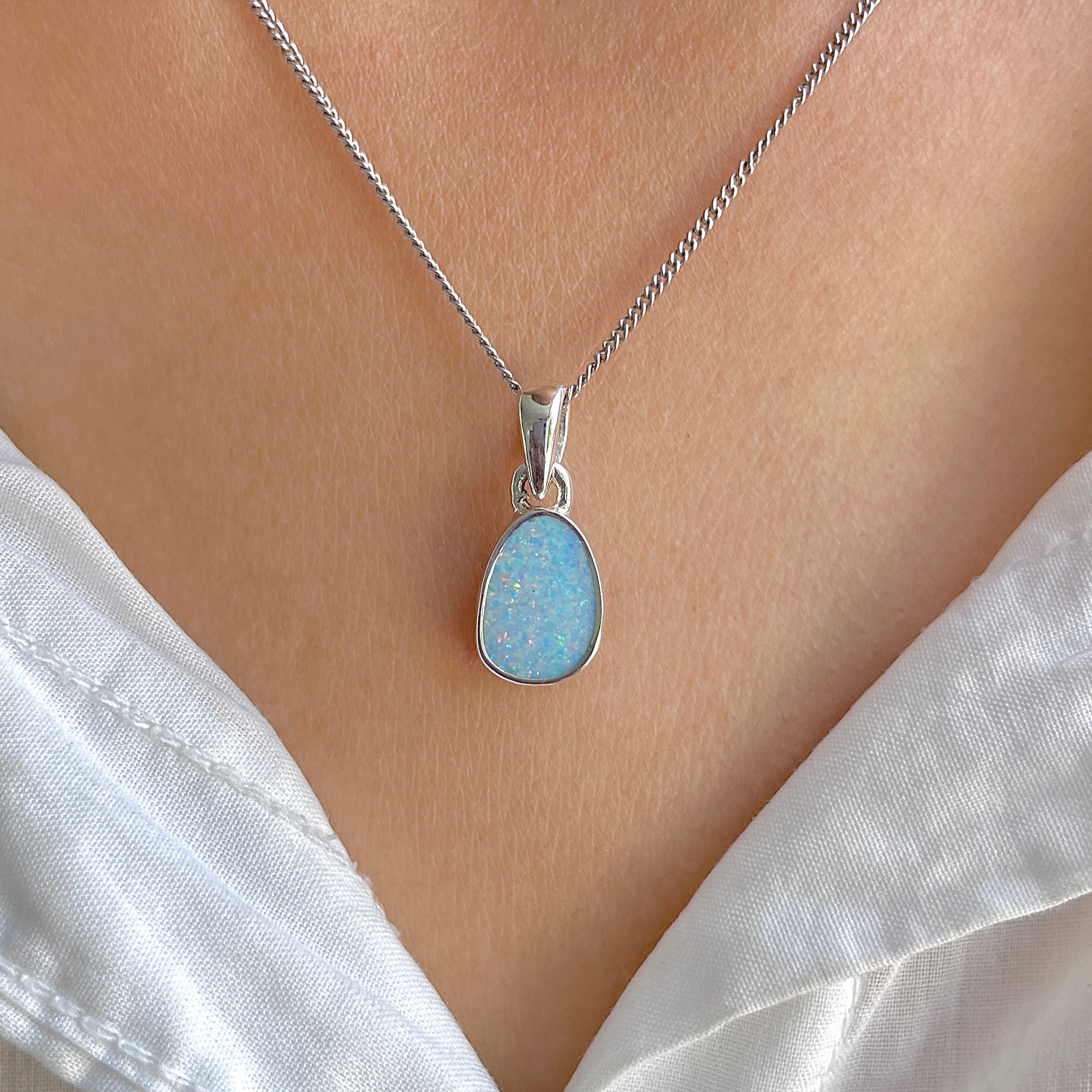 Australian Opal Pendant-(AOD-P-112.)