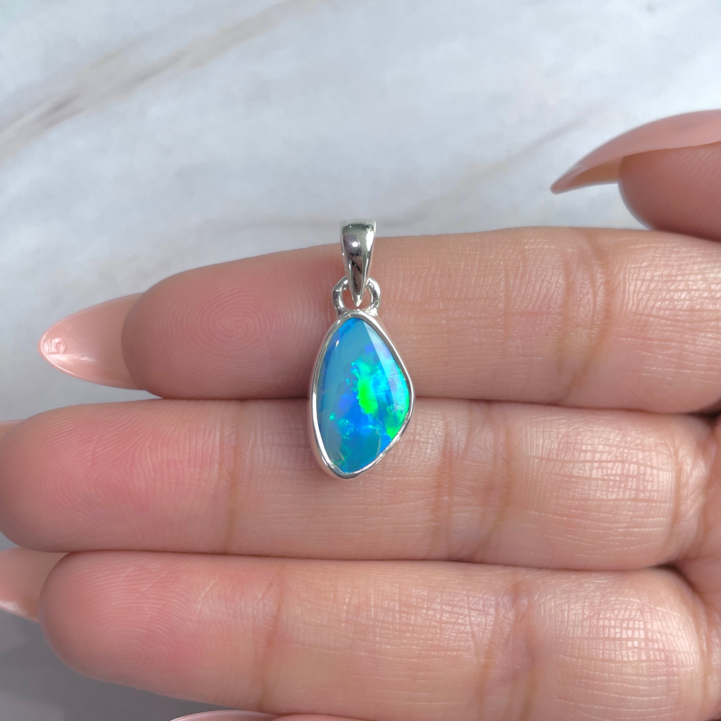 Australian Opal Pendant-(AOD-P-114.)