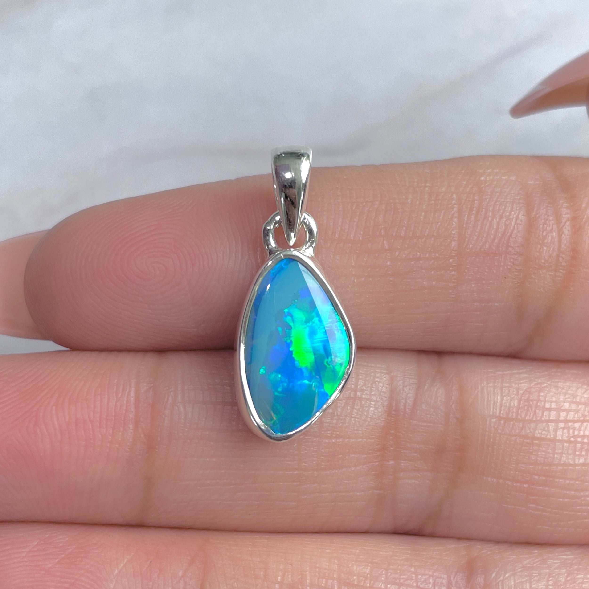 Australian Opal Pendant-(AOD-P-114.)