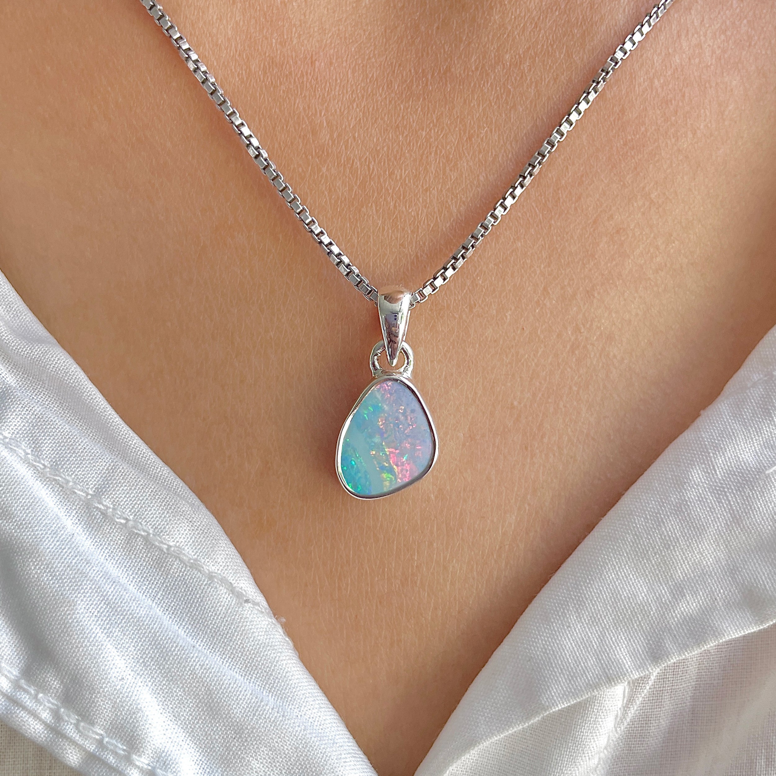 Australian Opal Pendant-(AOD-P-116.)