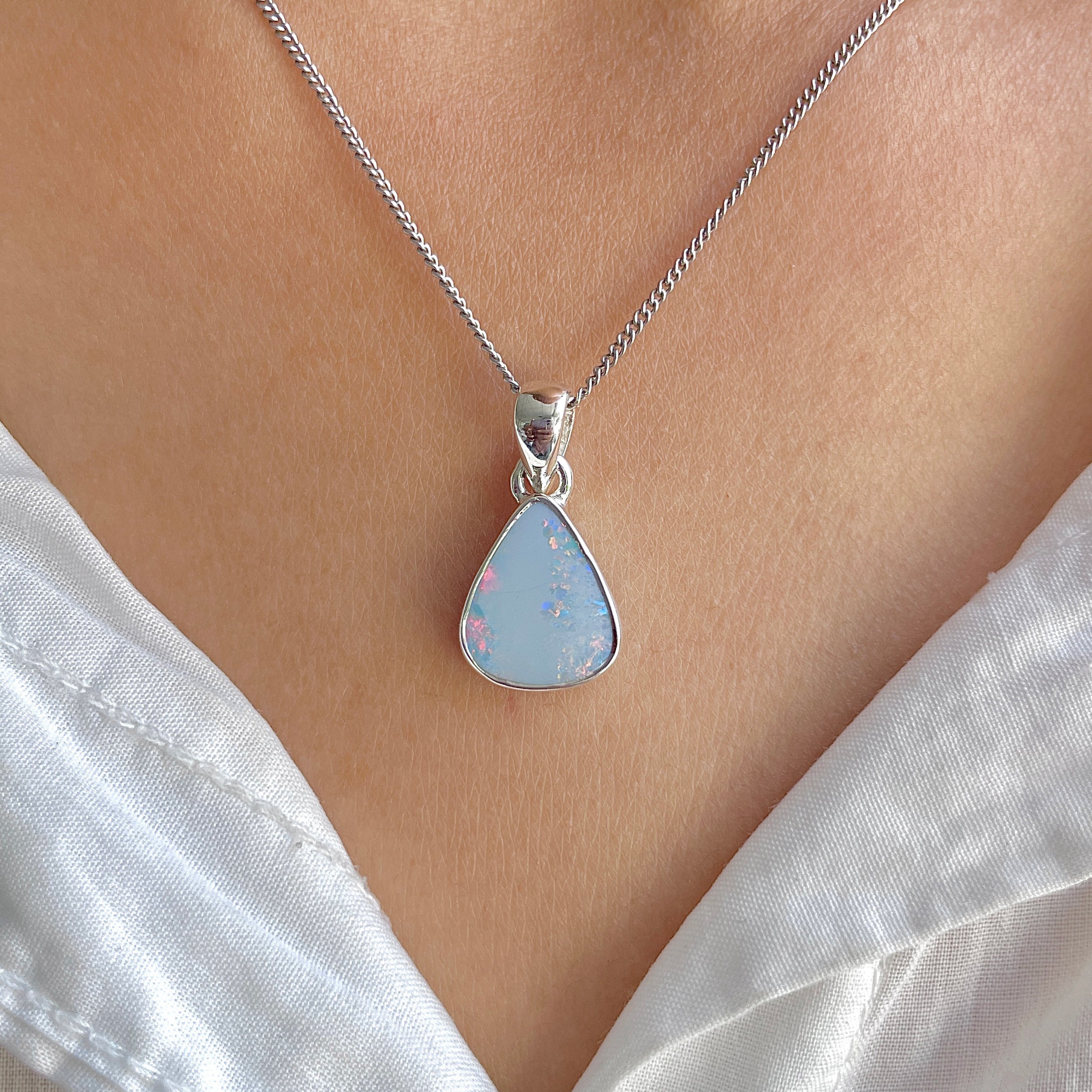 Australian Opal Pendant-(AOD-P-117.)