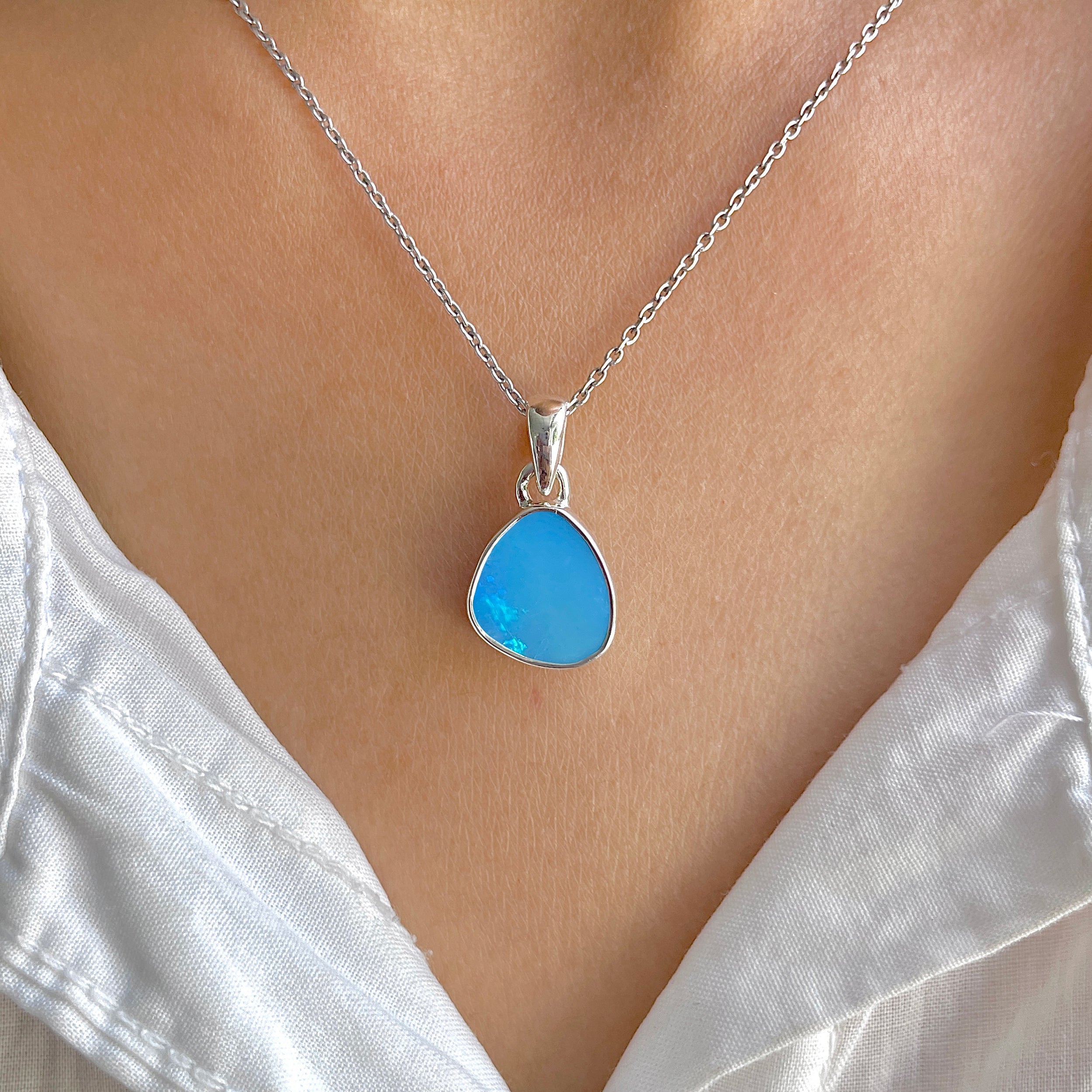 Australian Opal Pendant-(AOD-P-118.)