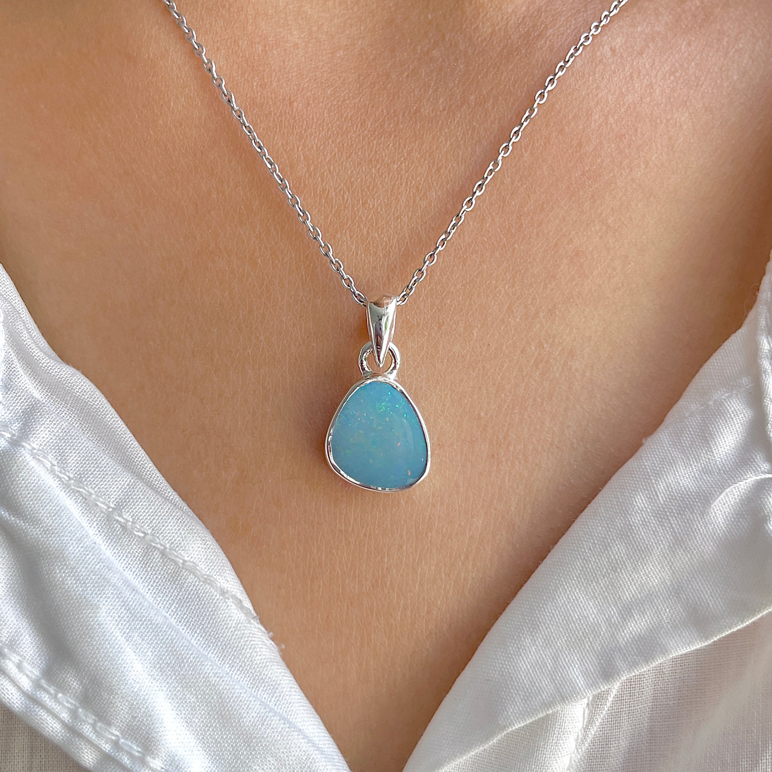 Australian Opal Pendant-(AOD-P-119.)
