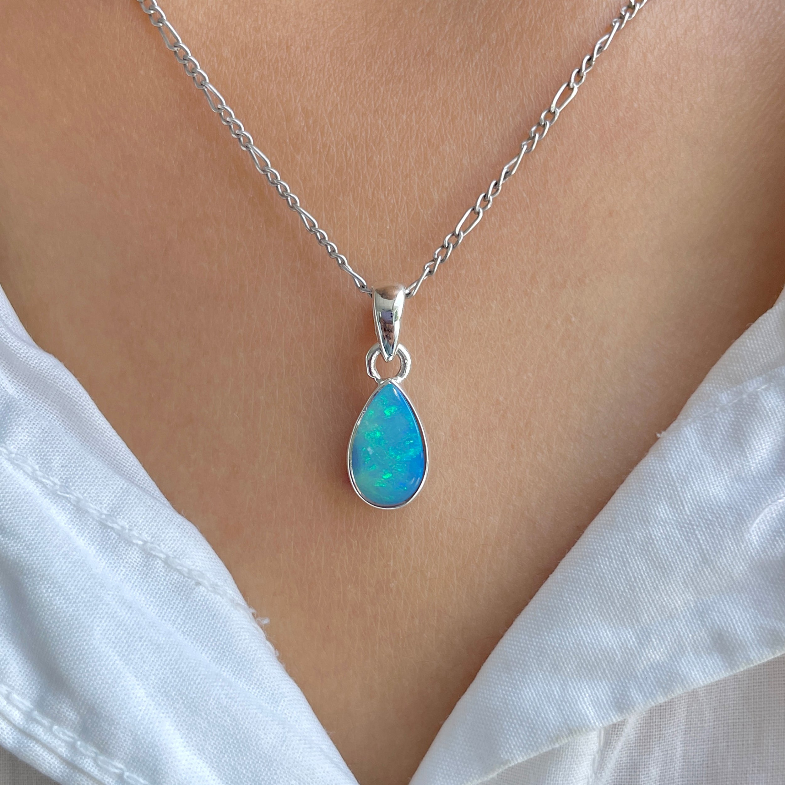Australian Opal Pendant-(AOD-P-12.)