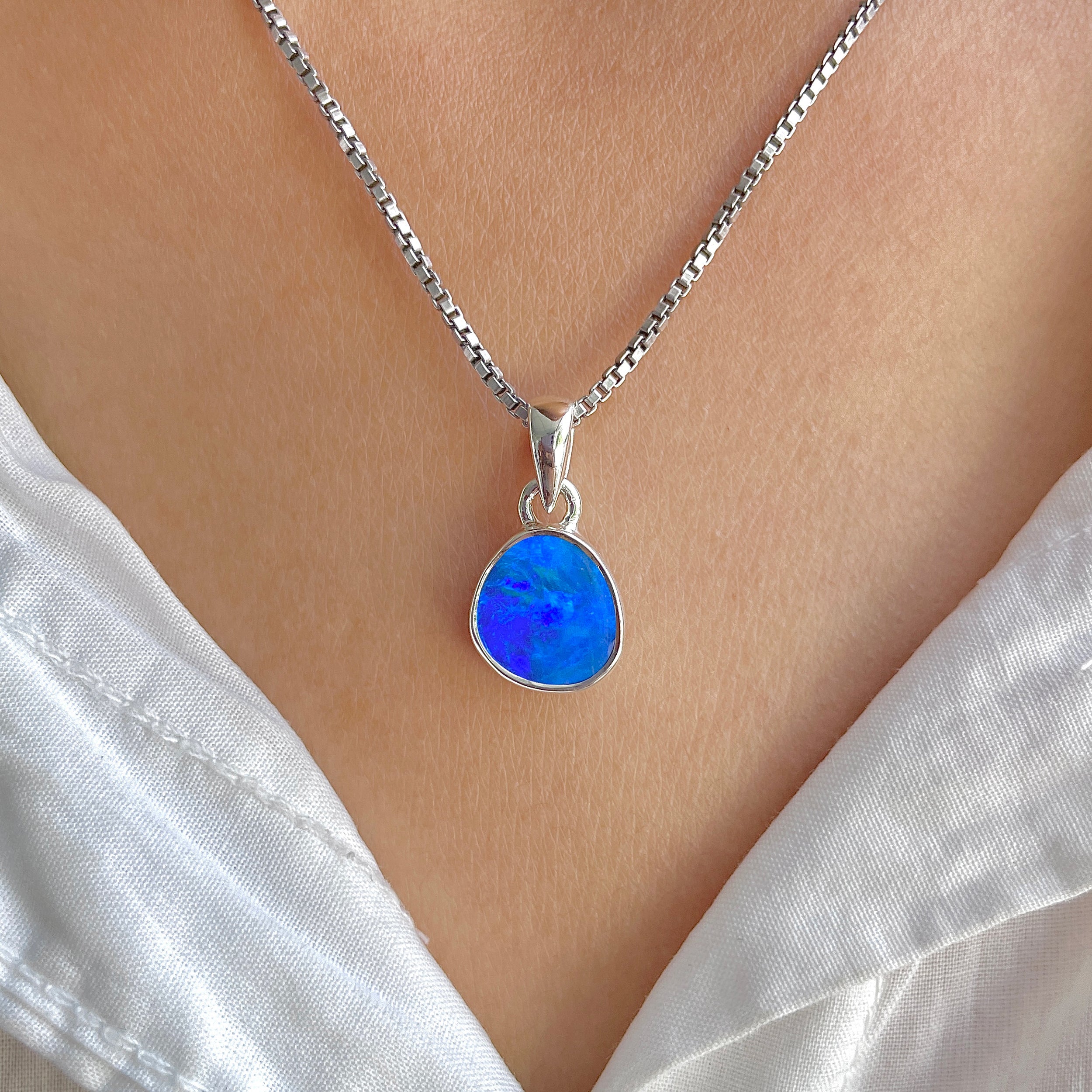 Australian Opal Pendant-(AOD-P-121.)